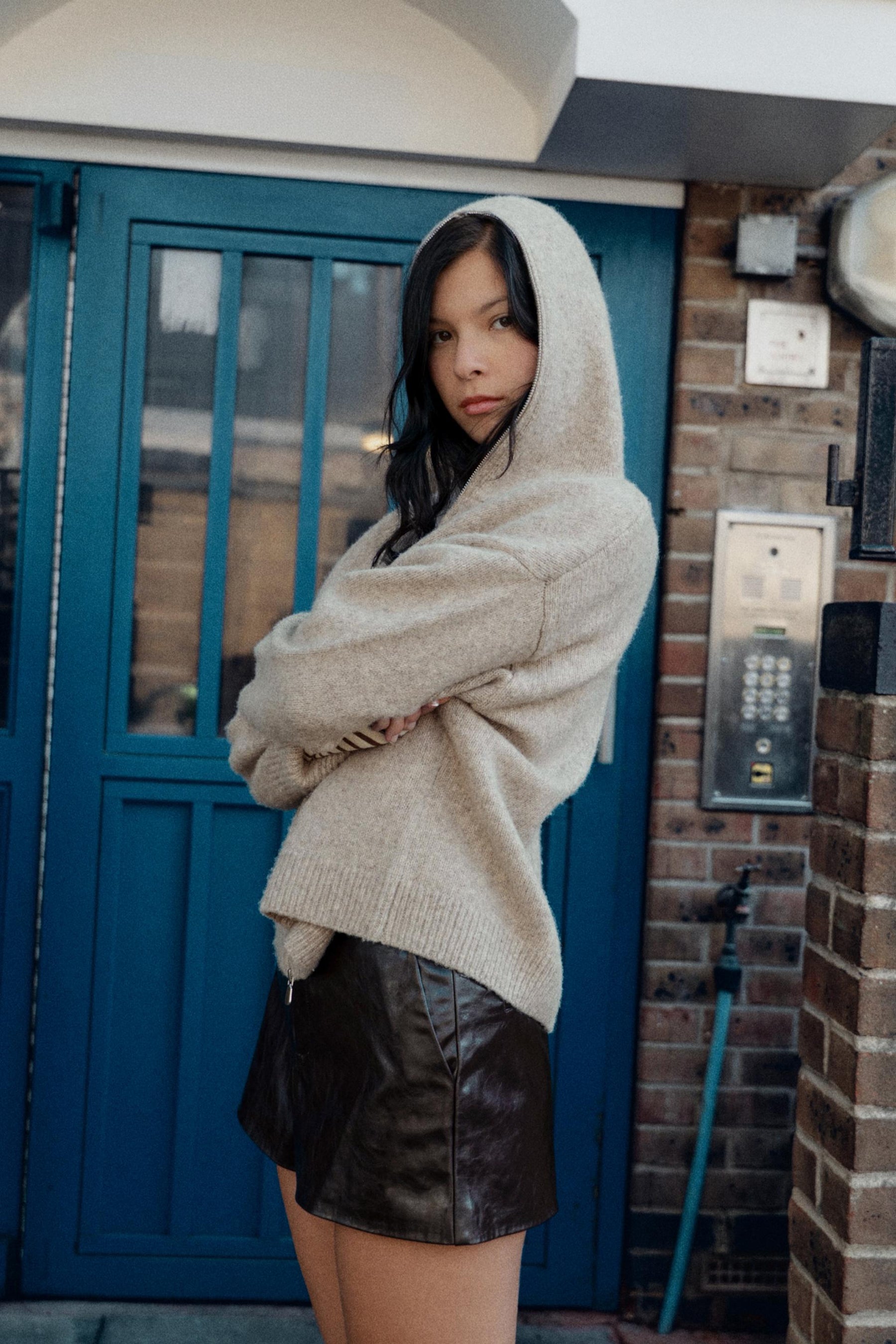 Wool Hooded Sweatshirt