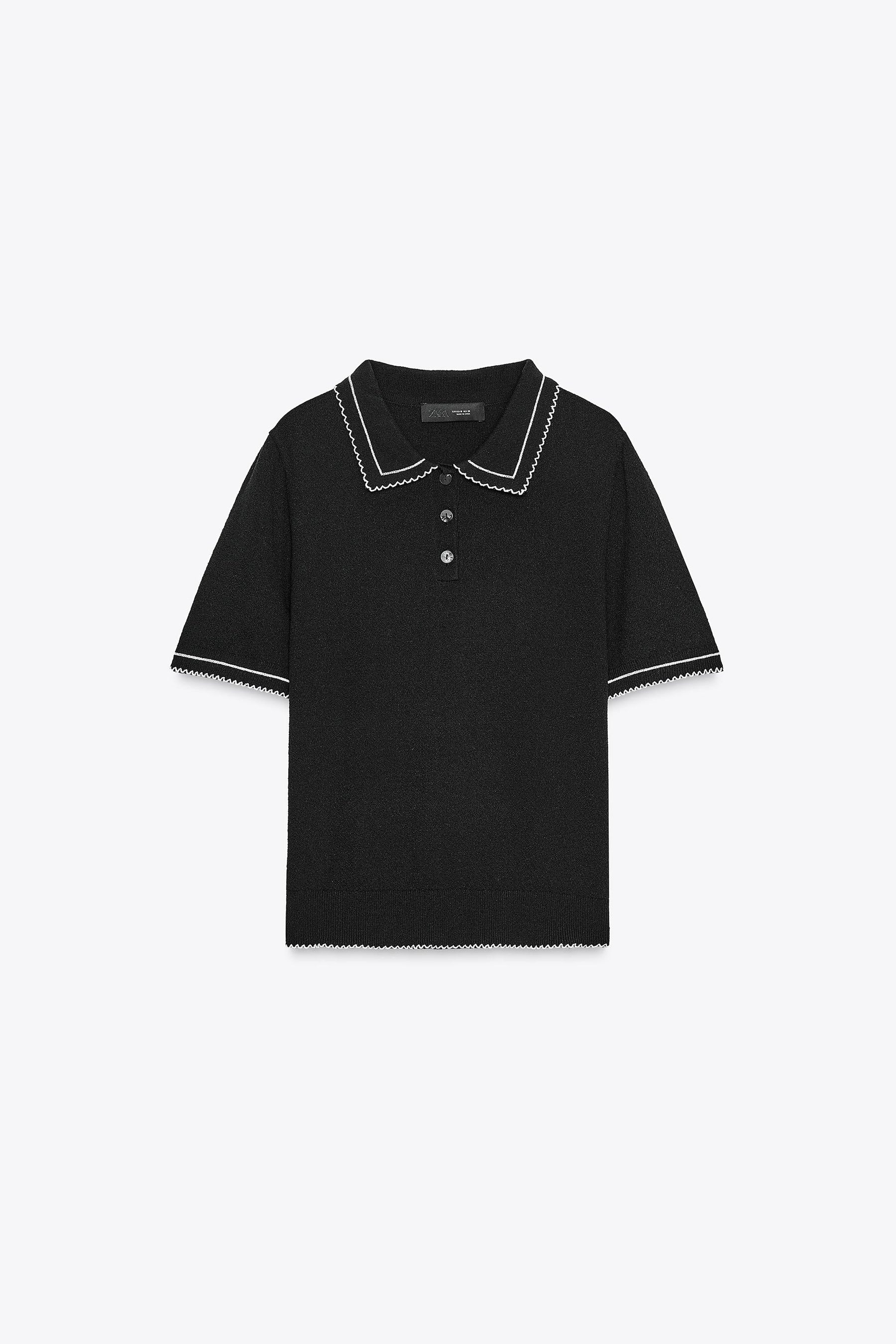 Knit Polo Shirt with