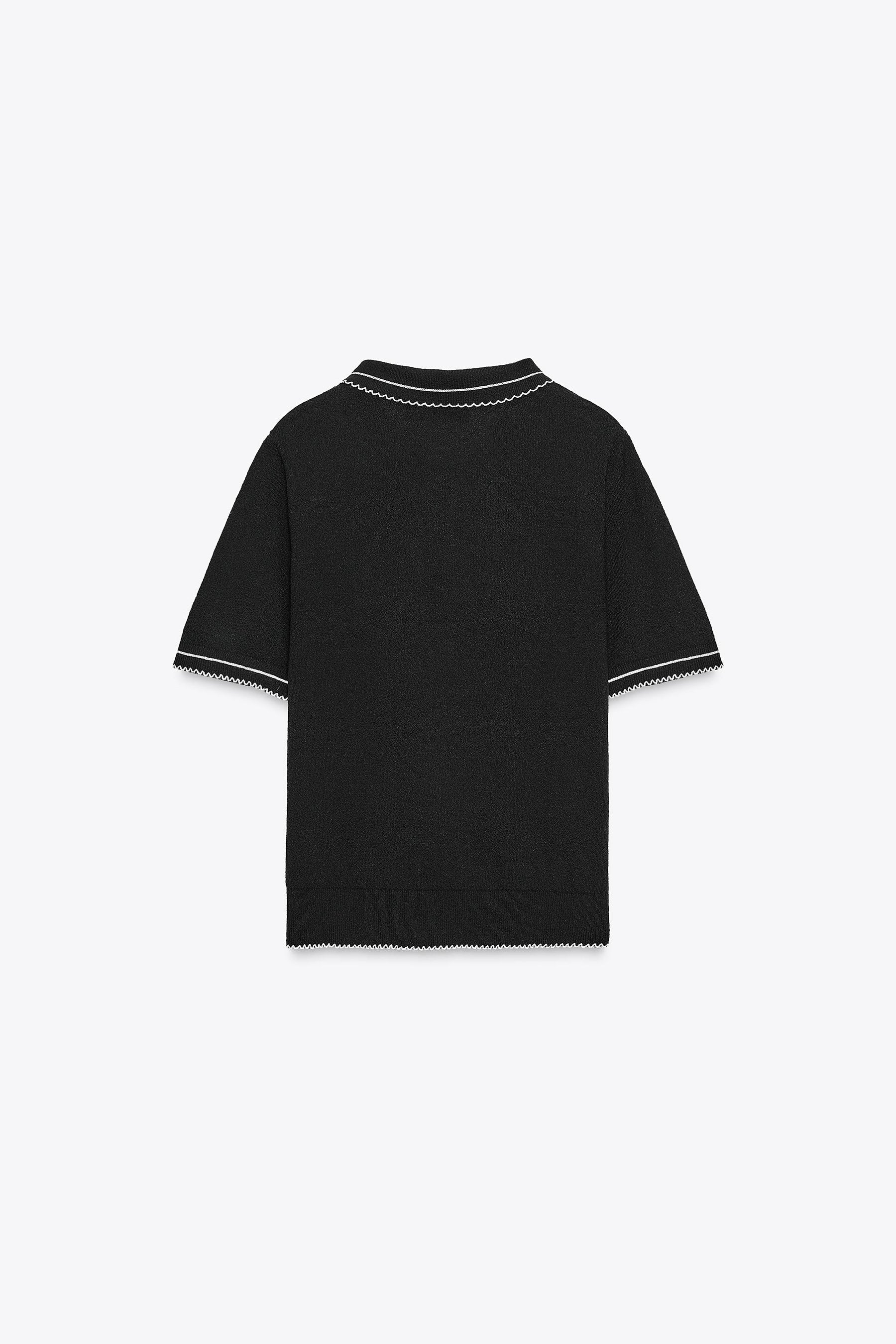 Knit Polo Shirt with