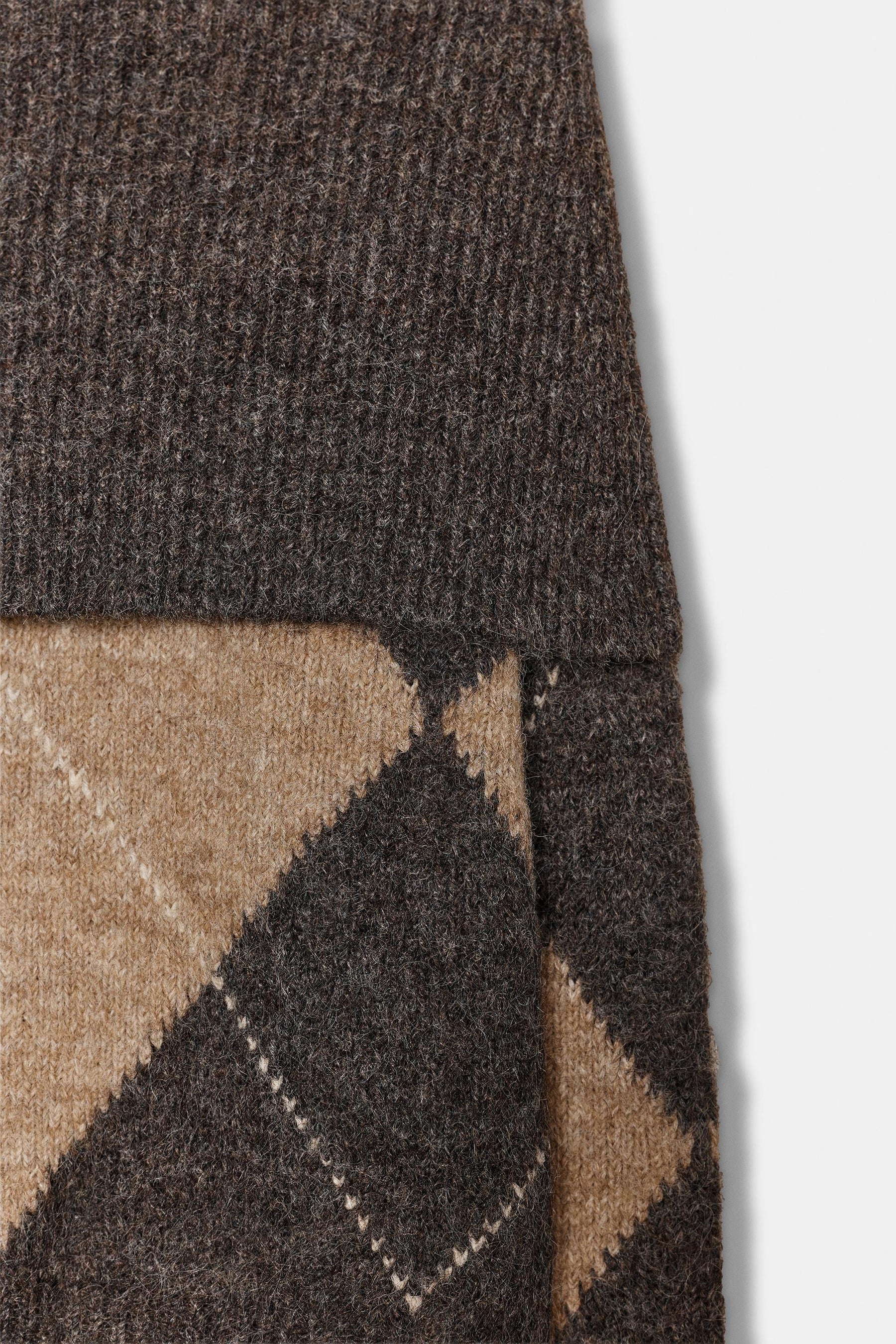 STRAPLESS KNIT JUMPER