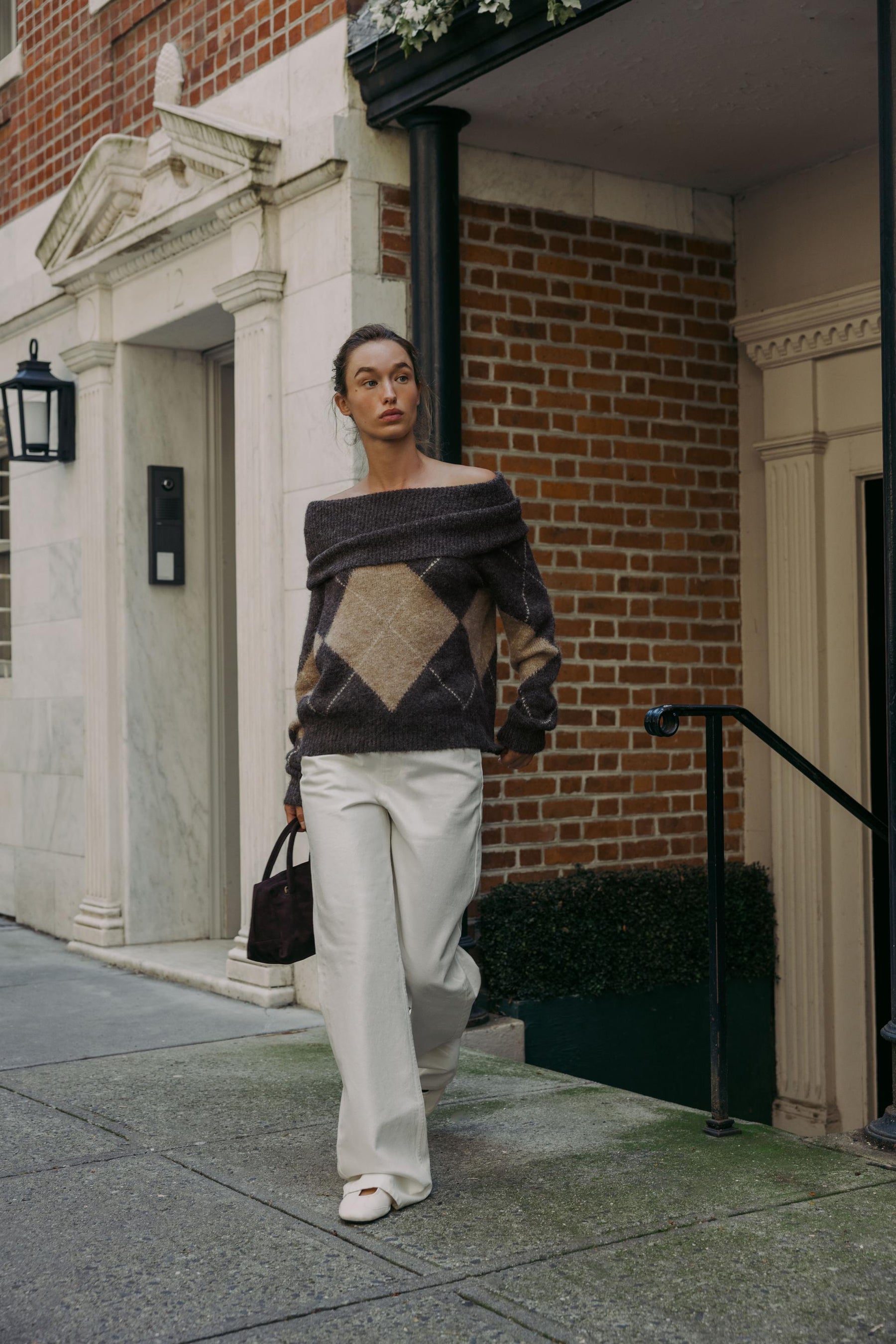 STRAPLESS KNIT JUMPER