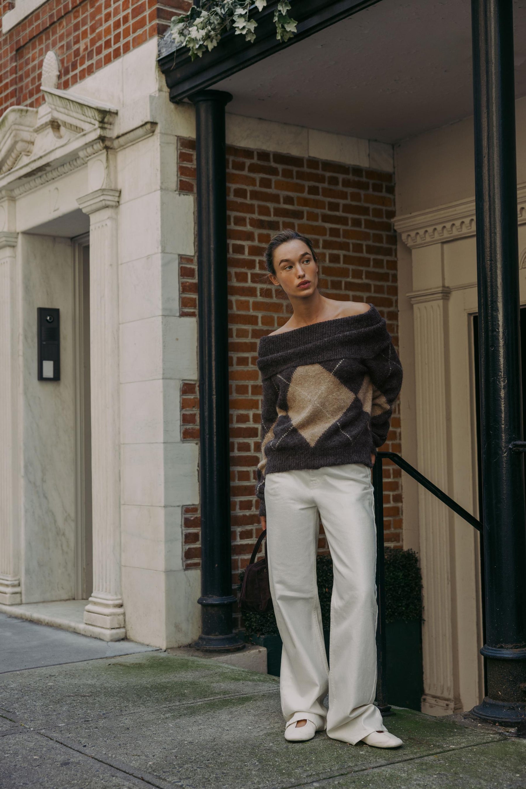 STRAPLESS KNIT JUMPER