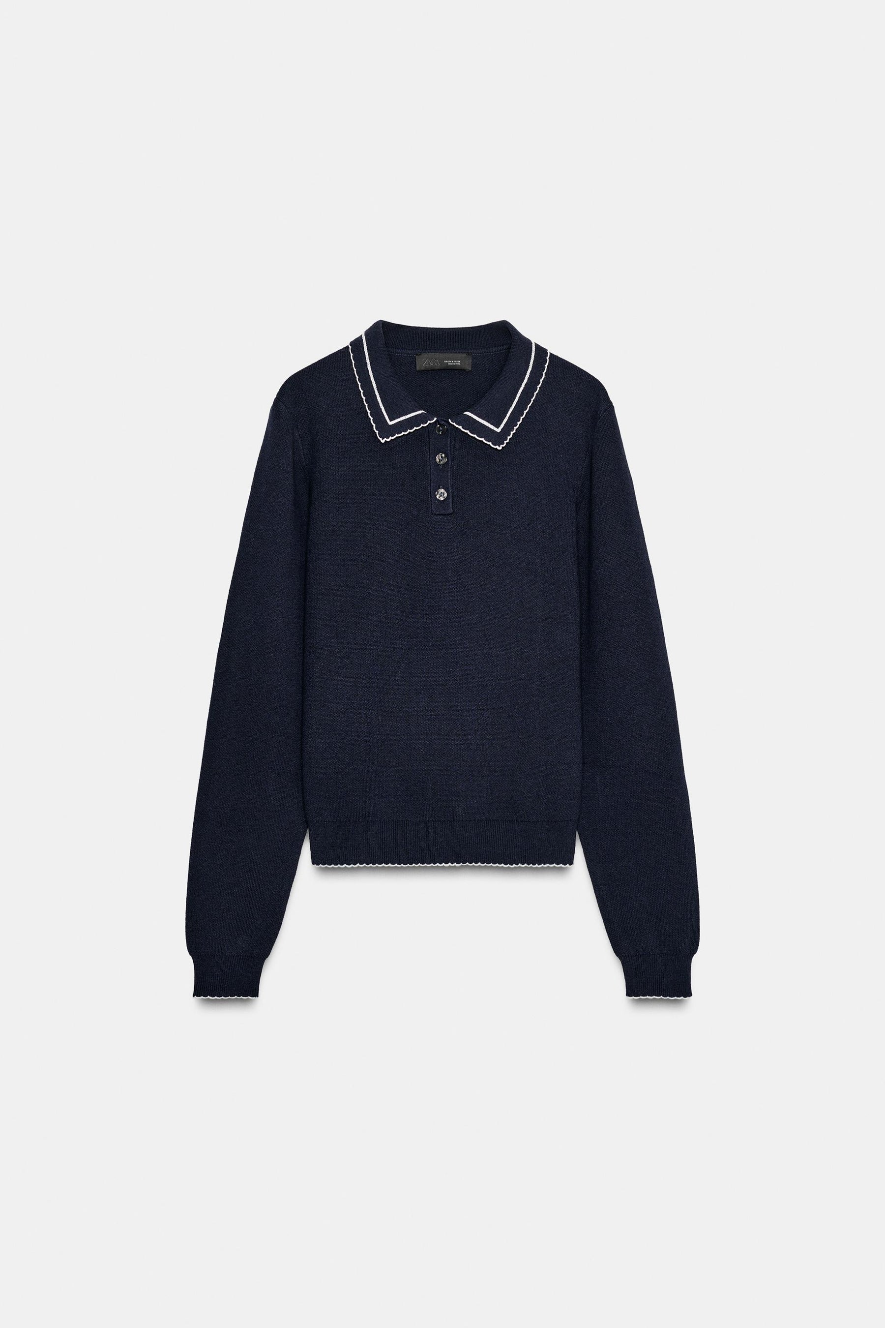 Knit Polo Shirt with