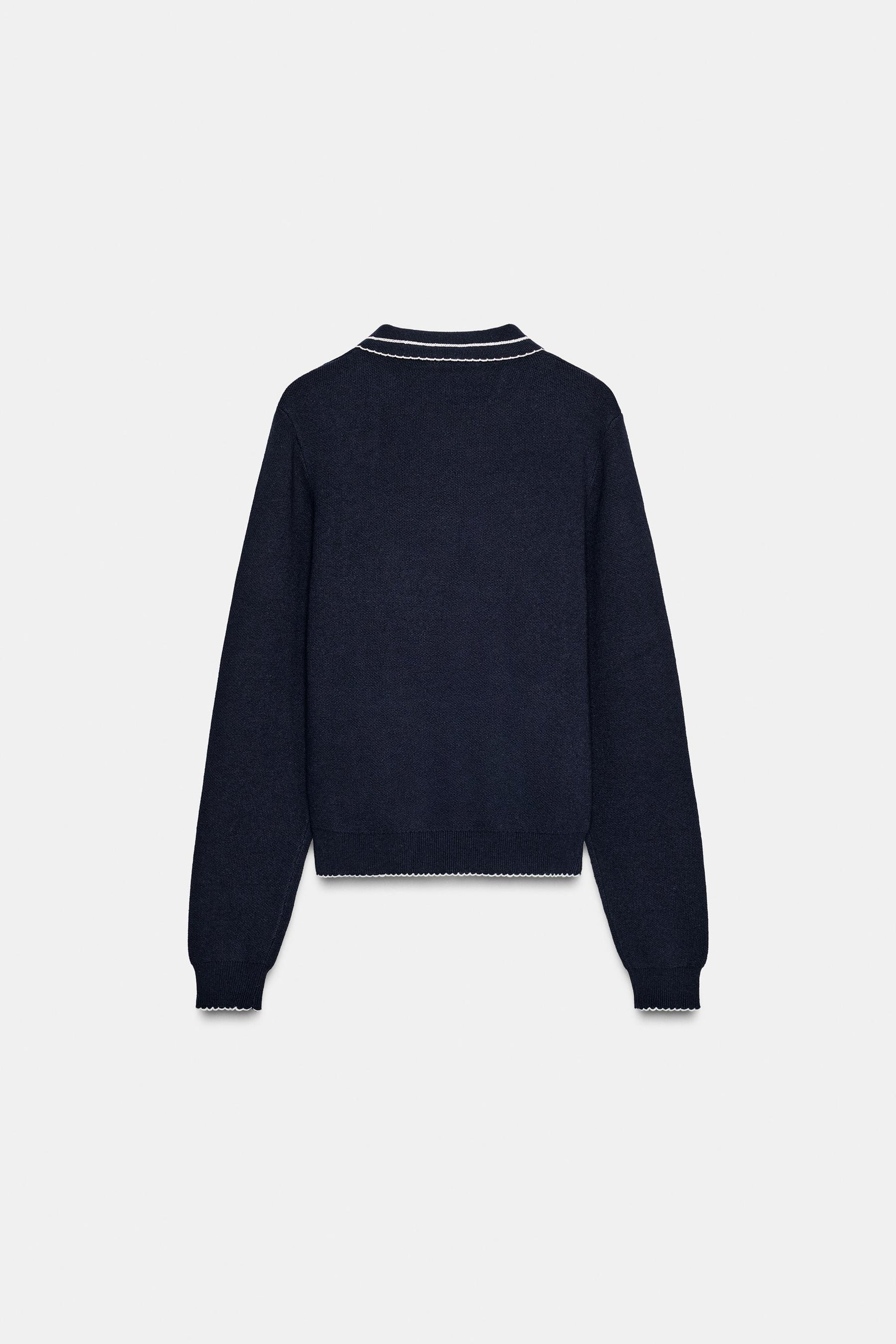 Knit Polo Shirt with