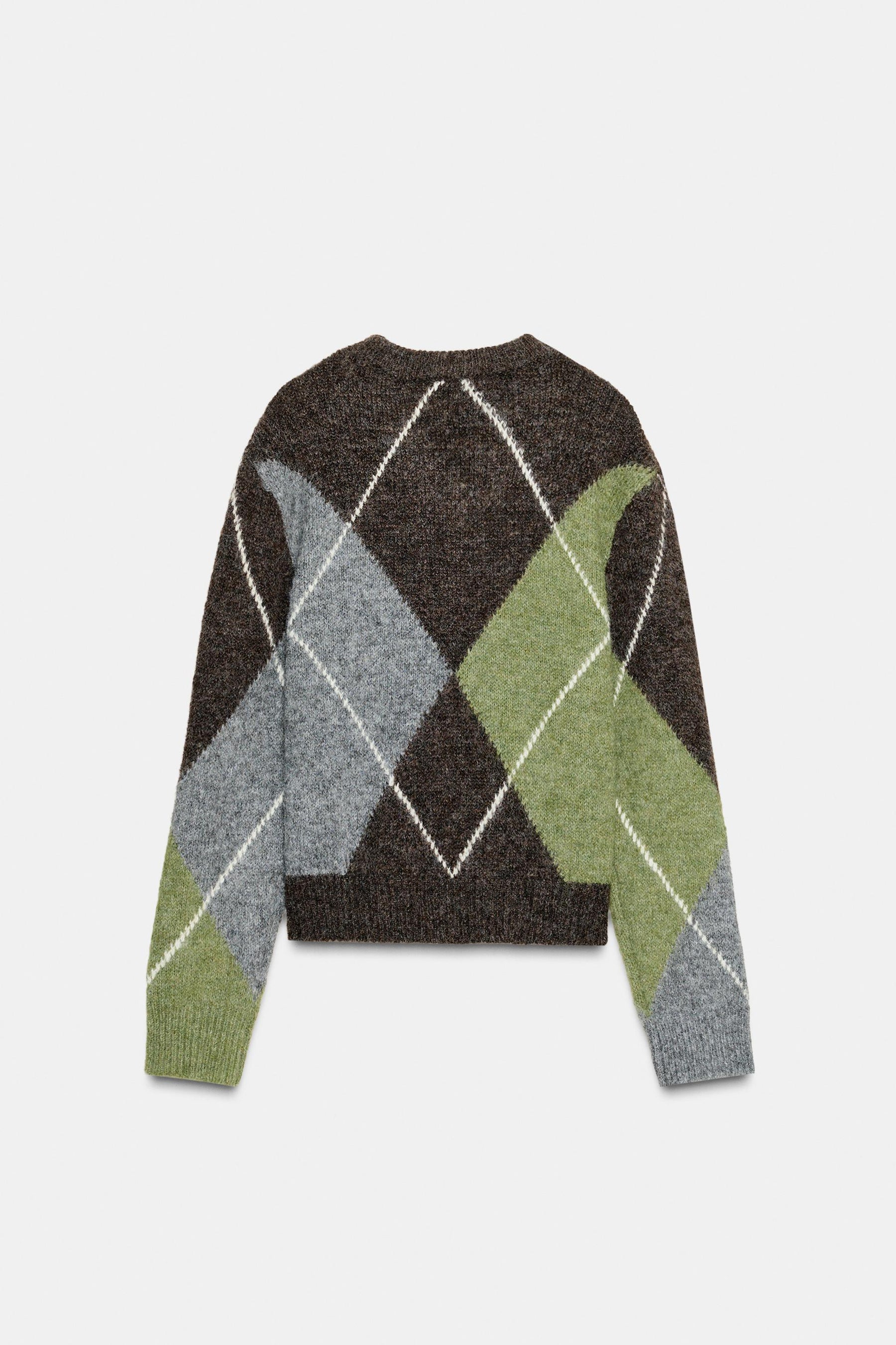 DIAMOND KNIT JUMPER