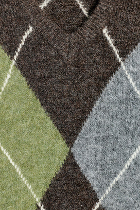 Diamant-Strickpullover 