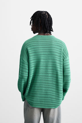 TEXTURED KNIT SWEATER - Image 3