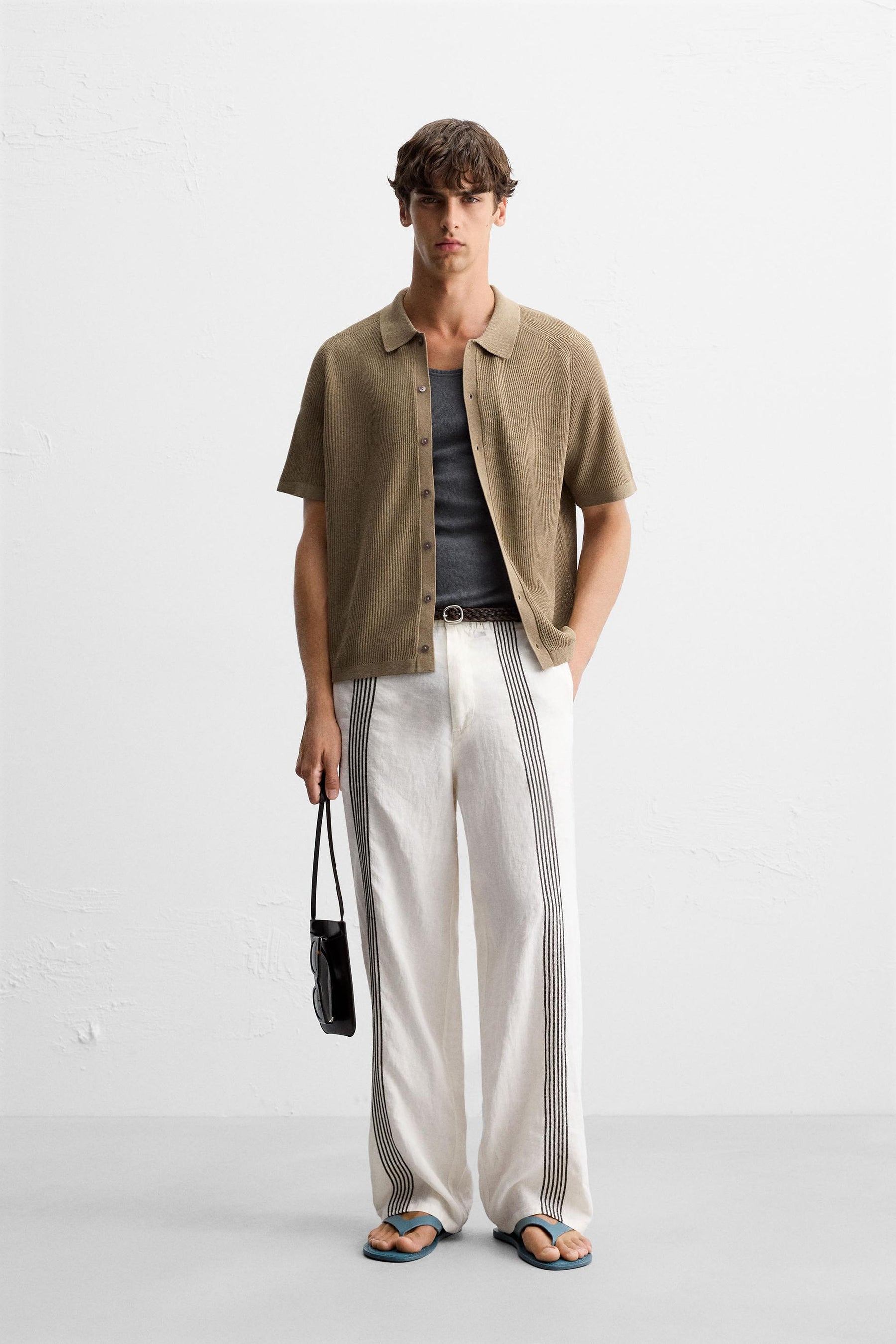 RELAXED FIT KNIT SHIRT - Image 1