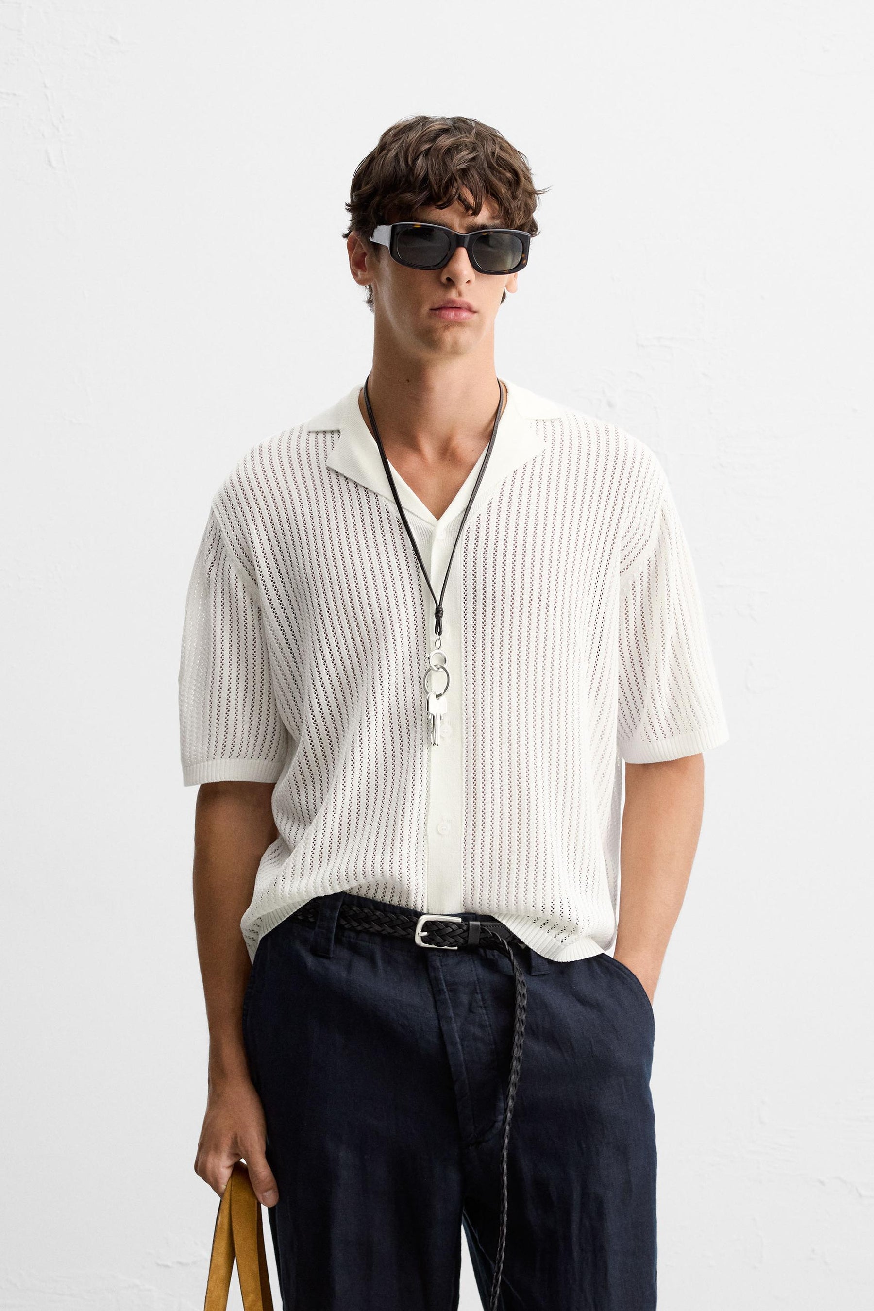 KNIT LACE SHIRT - Image 2