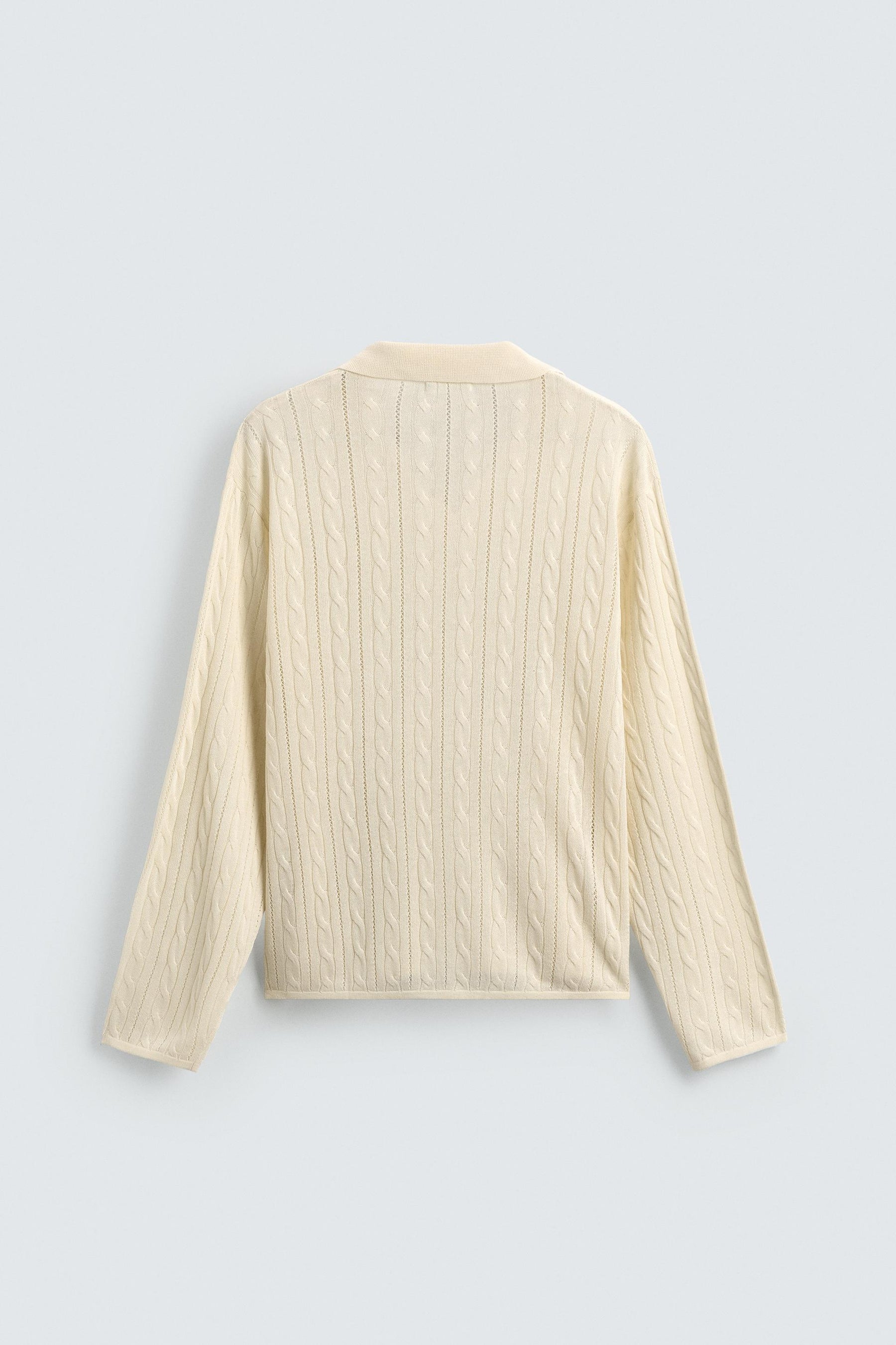 BRAIDED TEXTURE POLO SHIRT - Image 7