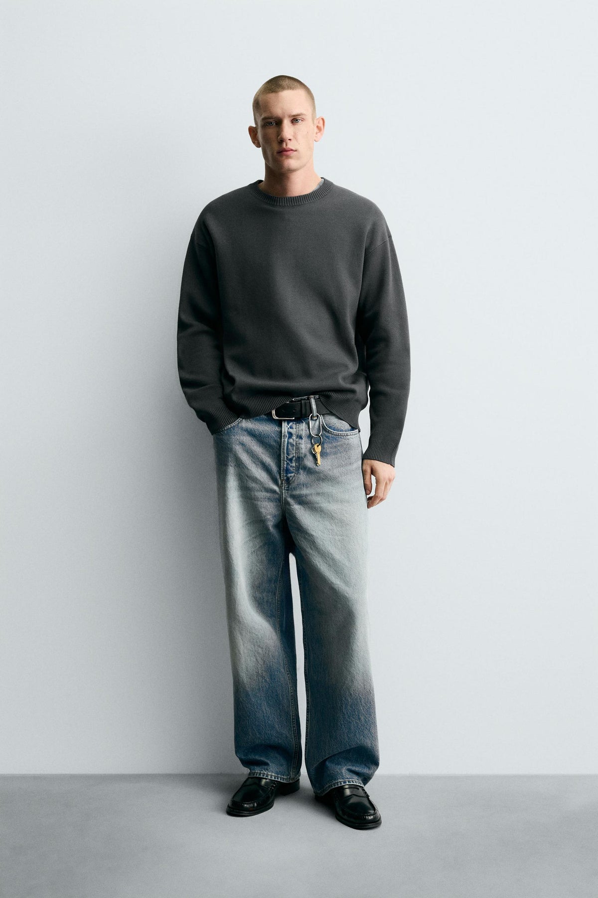 SOFT TEXTURED SWEATER - Image 1