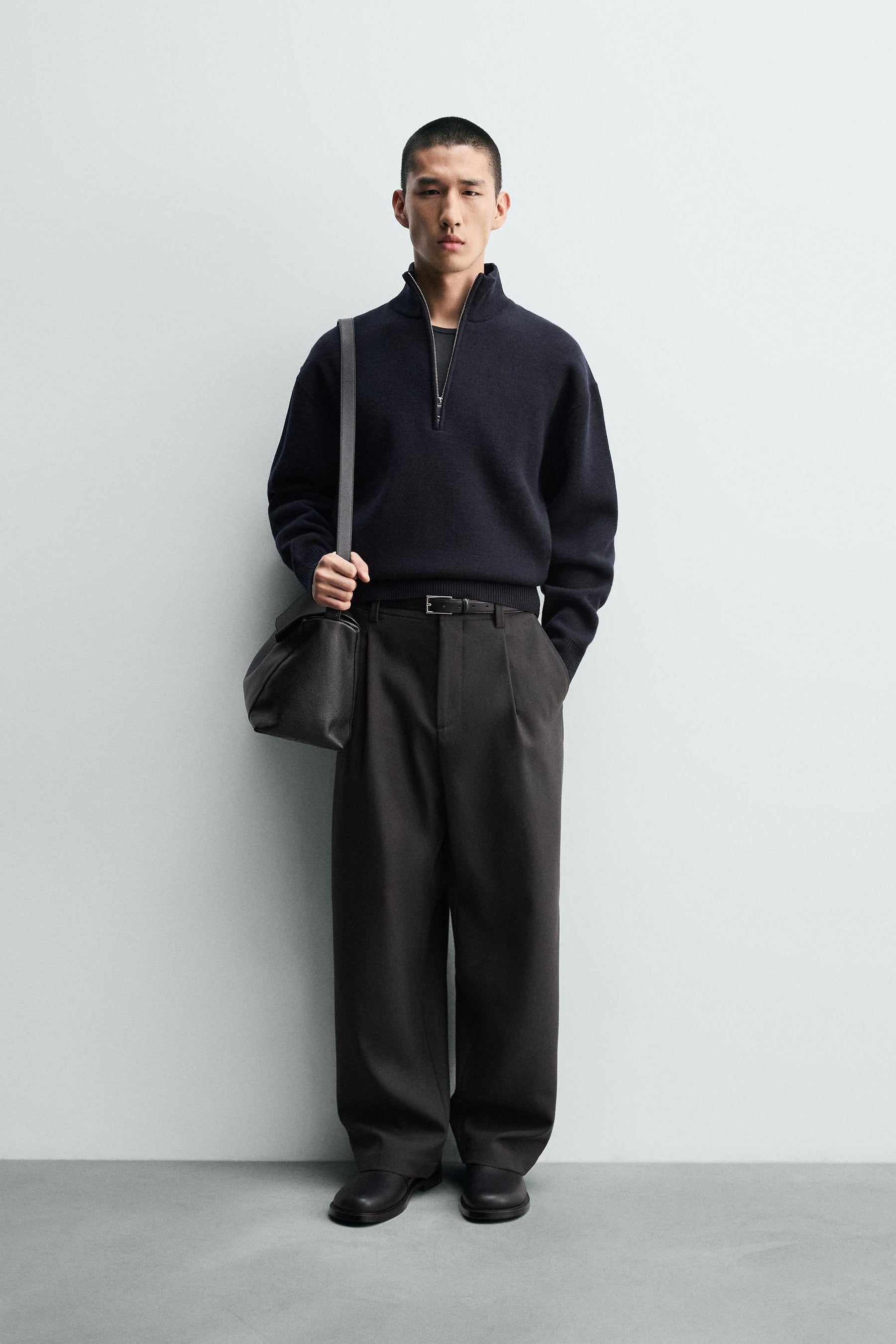 QUARTER-ZIP JUMPER - Image 1