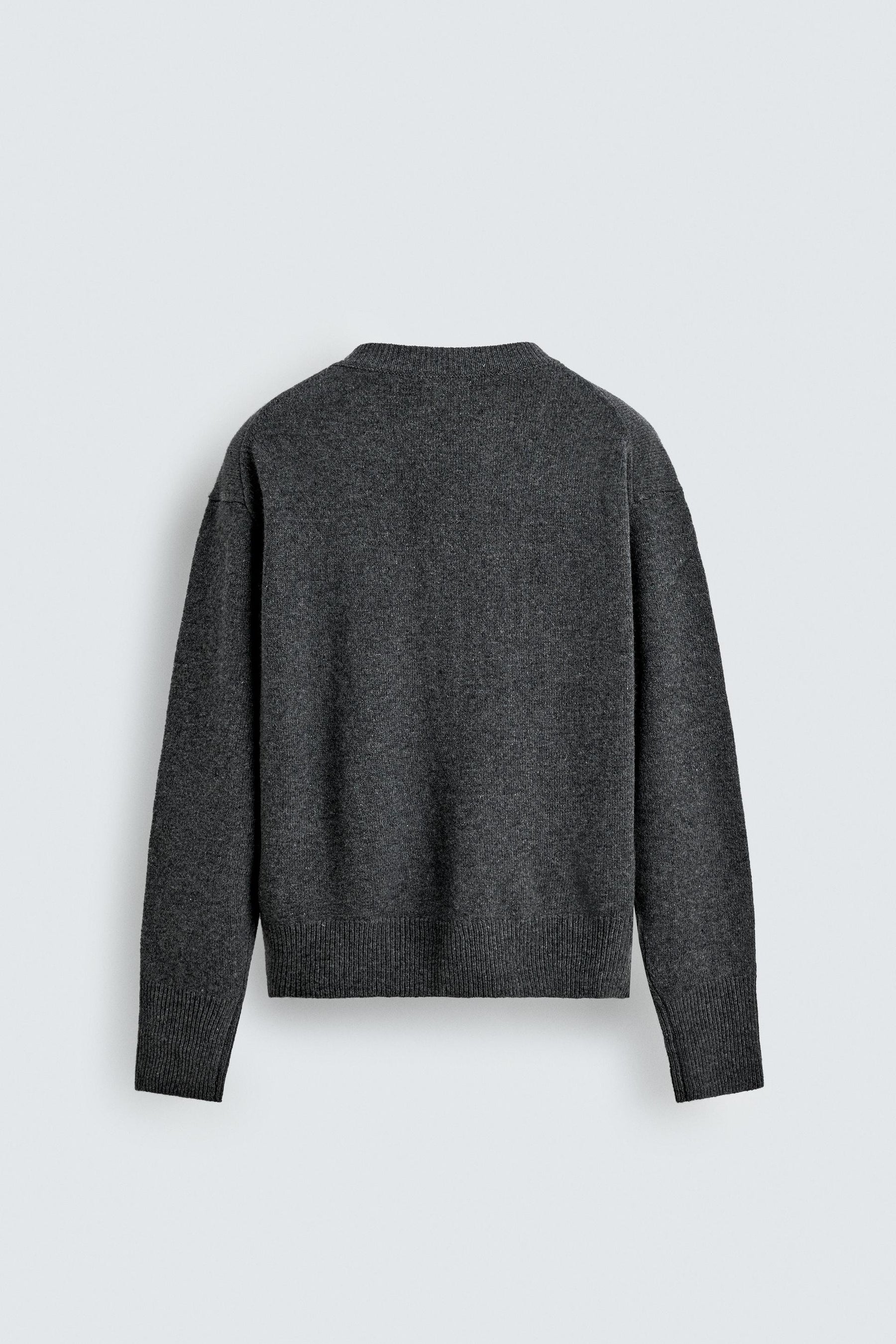 Relaxed Wool Cardigan