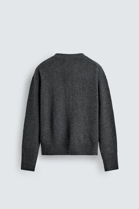 Relaxed Wool Cardigan