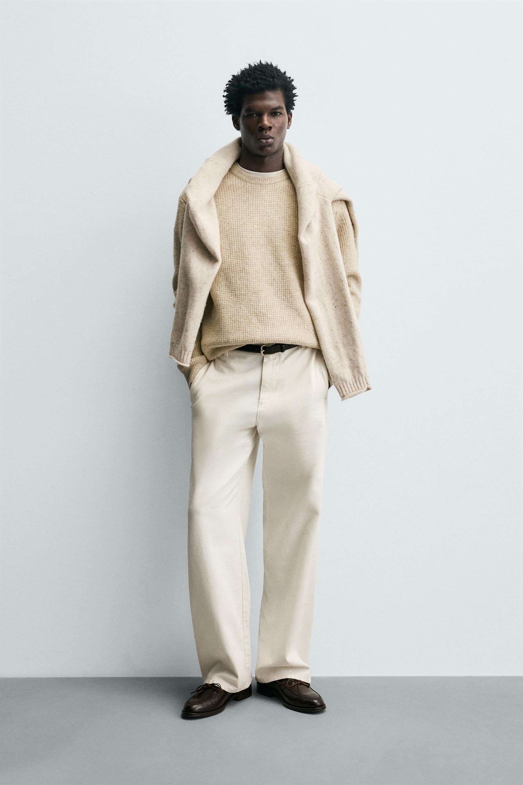 Waffle Knit Pullover