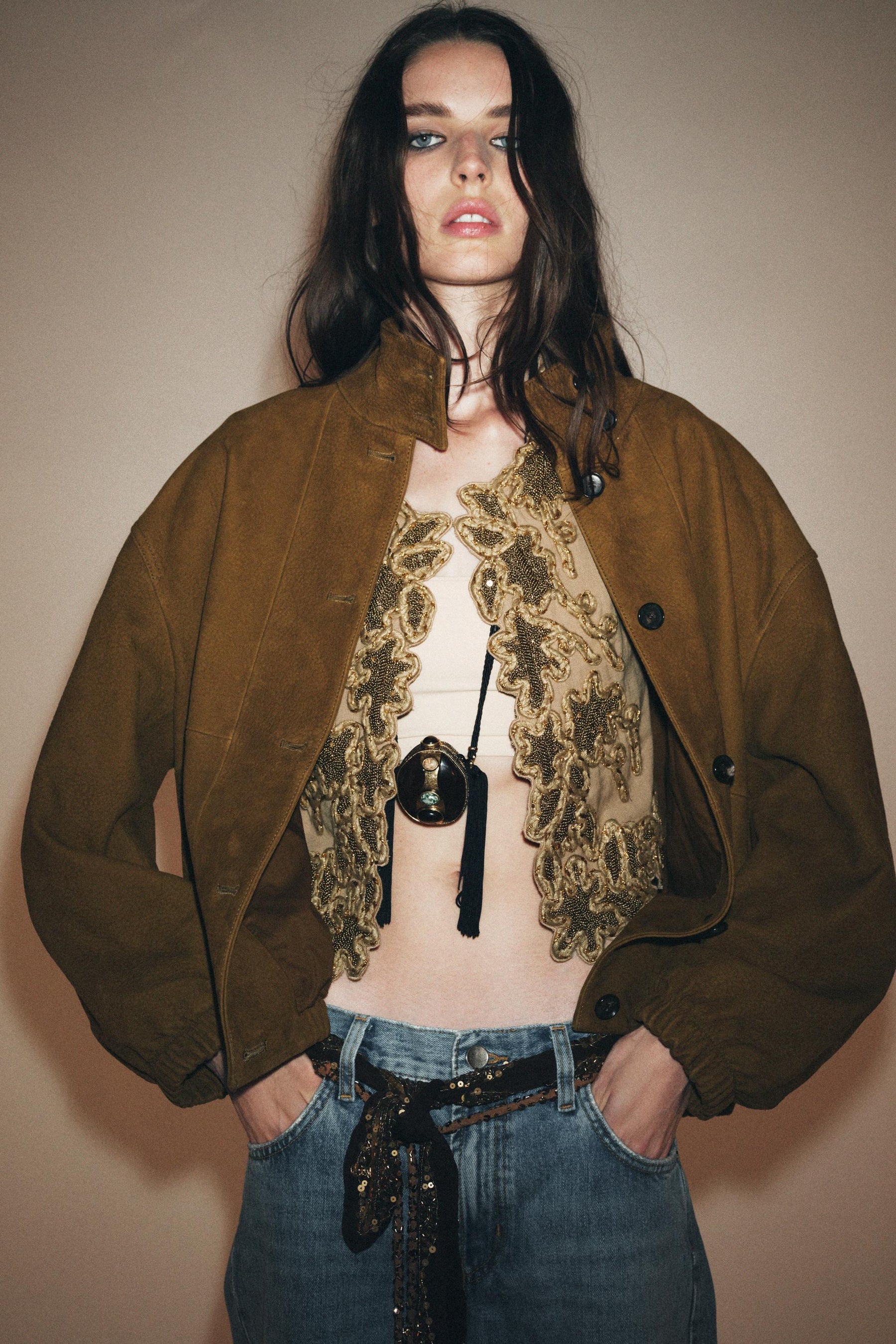 LEATHER BOMBER JACKET LIMITED EDITION - Image 2