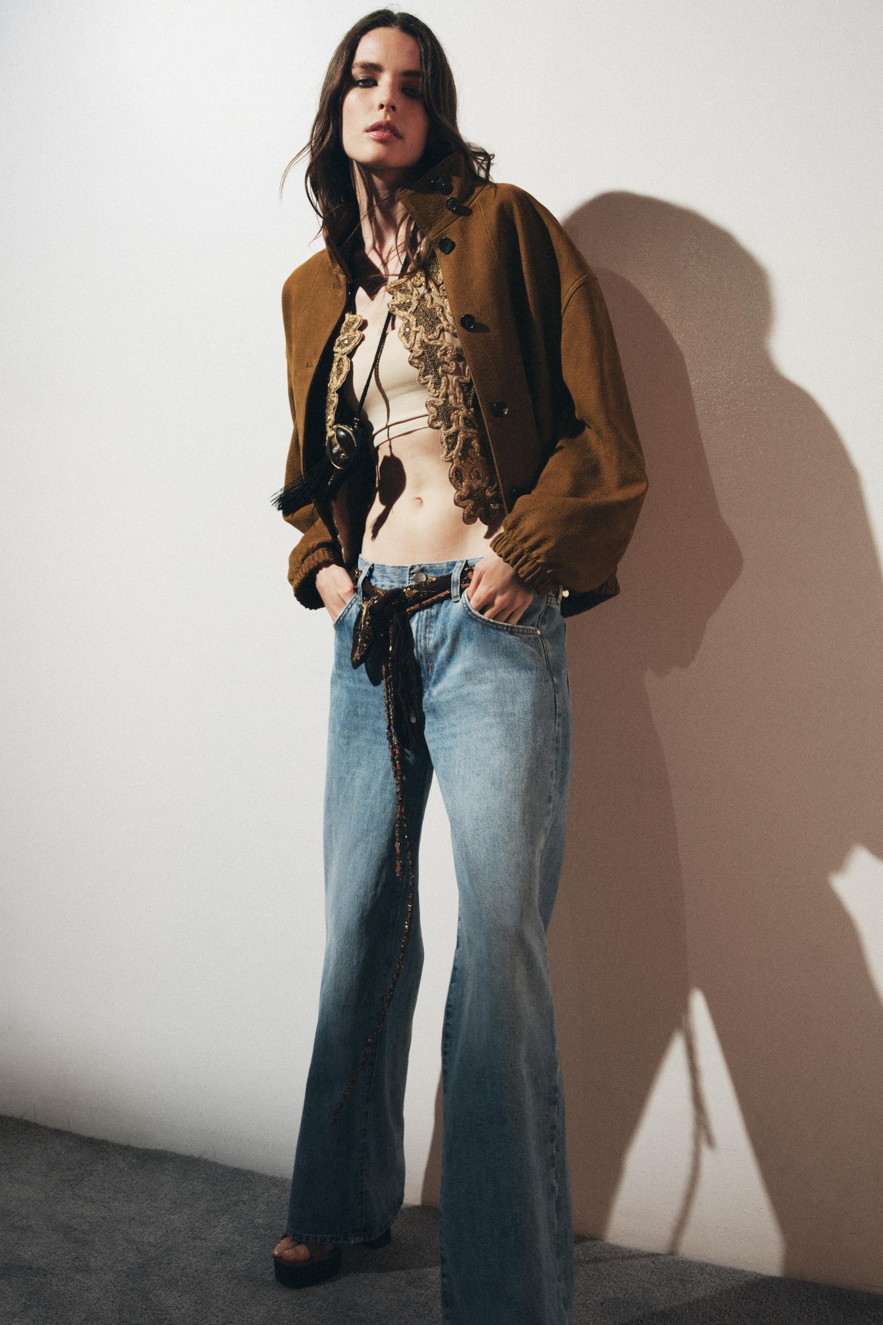 100% Leather Bomber Jacket