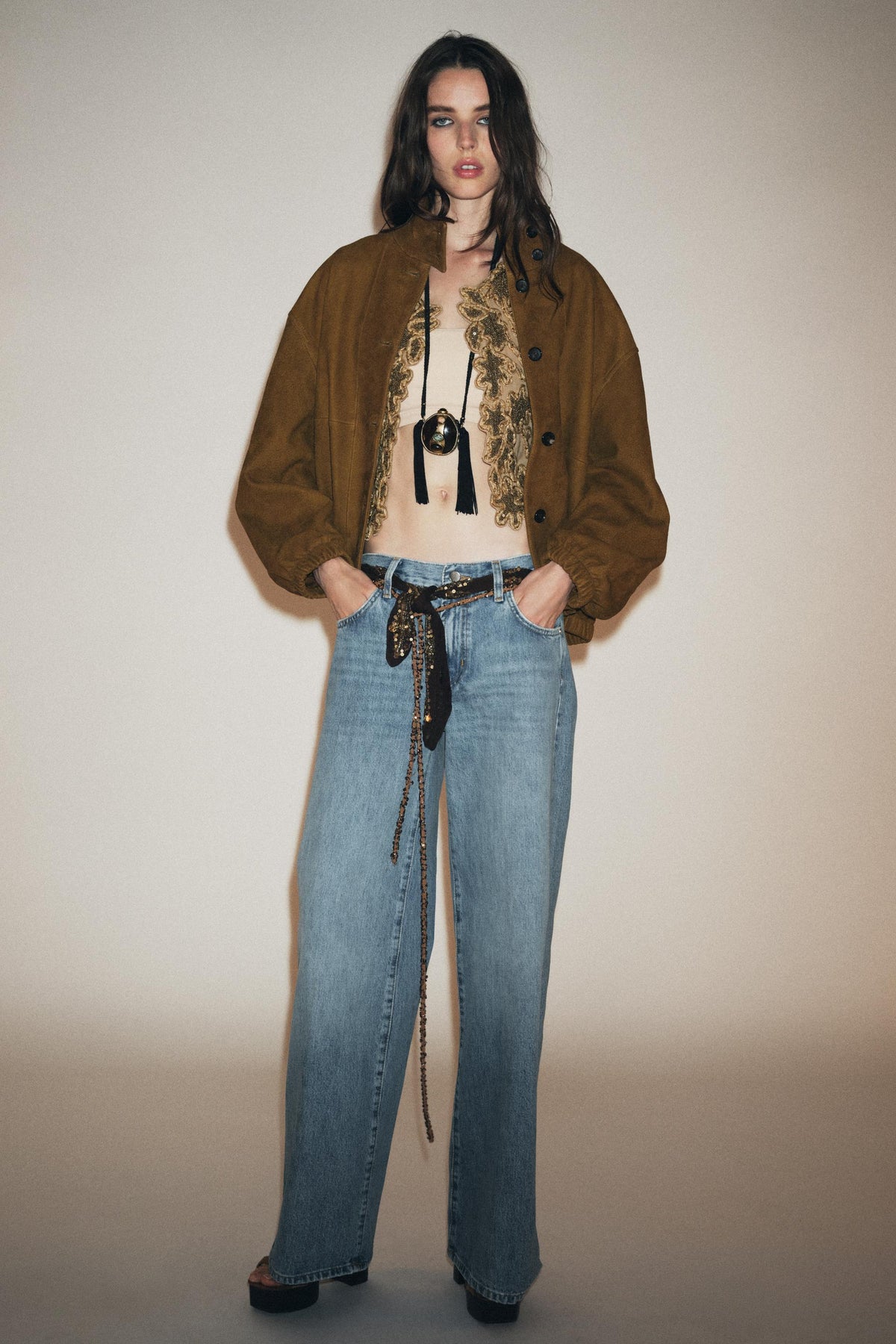 LEATHER BOMBER JACKET LIMITED EDITION - Image 1