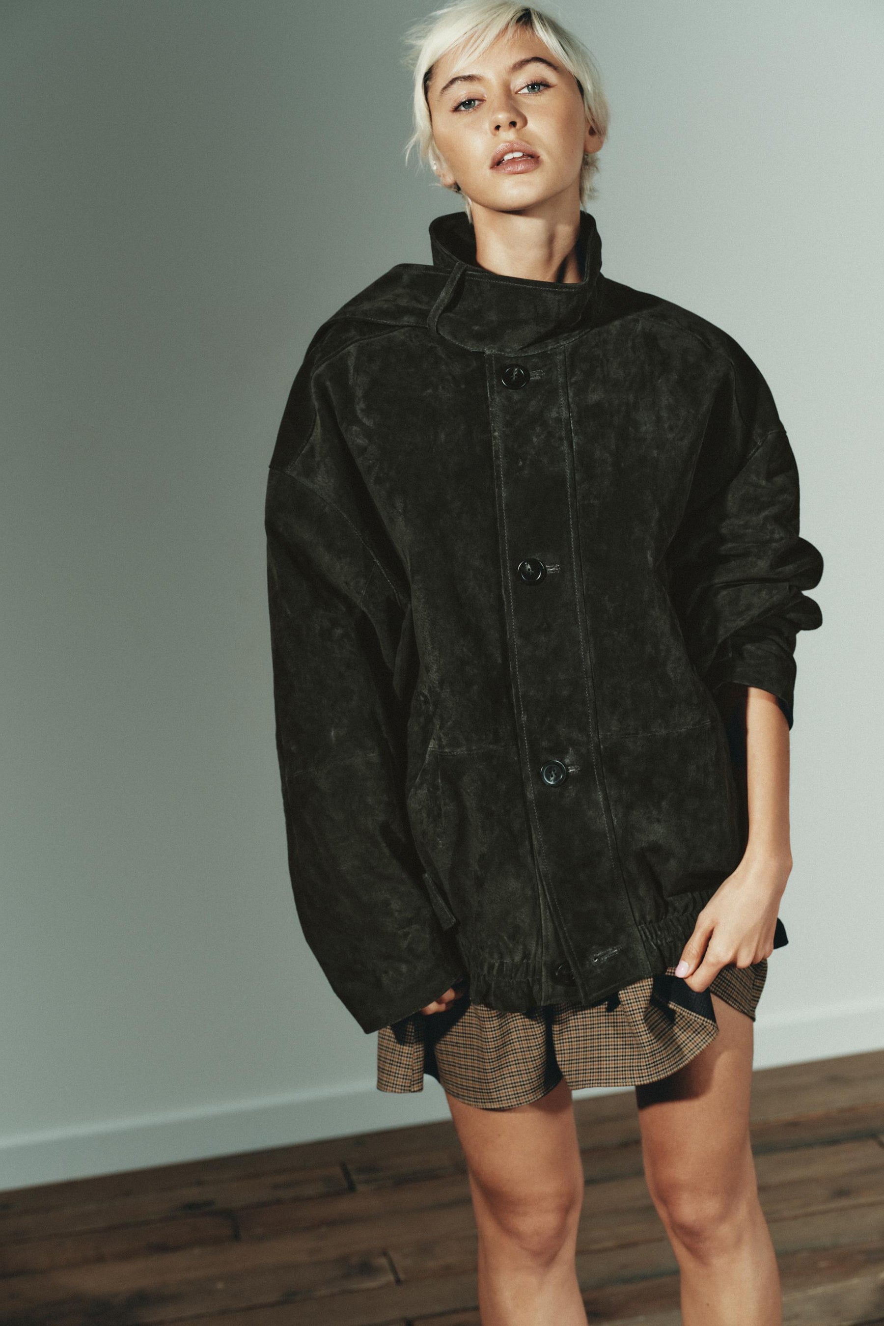 Suede Leather Jacket