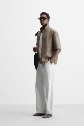 VISCOSE AND JUTE SHIRT - Image 4