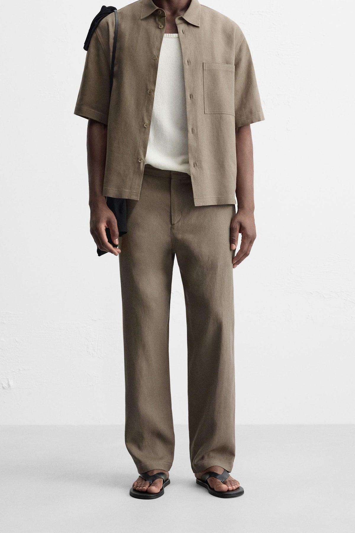 VISCOSE-JUTE TROUSERS - Image 2