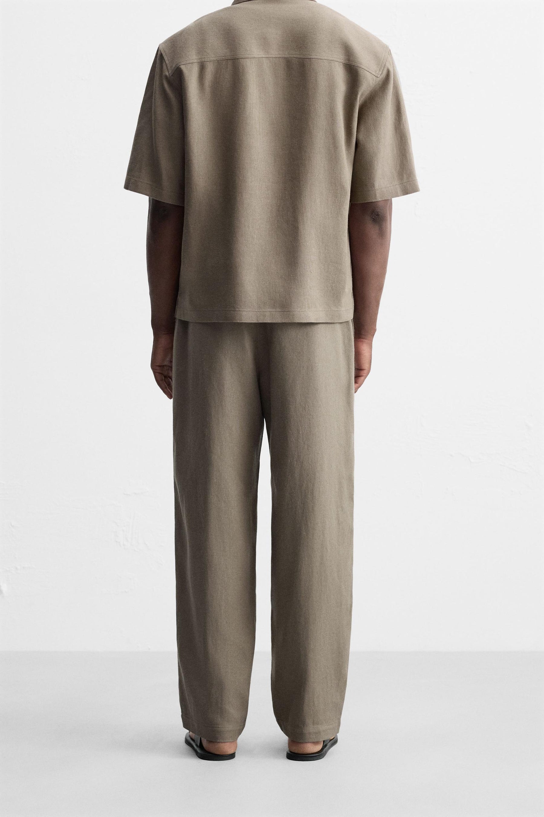 VISCOSE-JUTE TROUSERS - Image 3