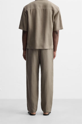 VISCOSE-JUTE TROUSERS - Image 3