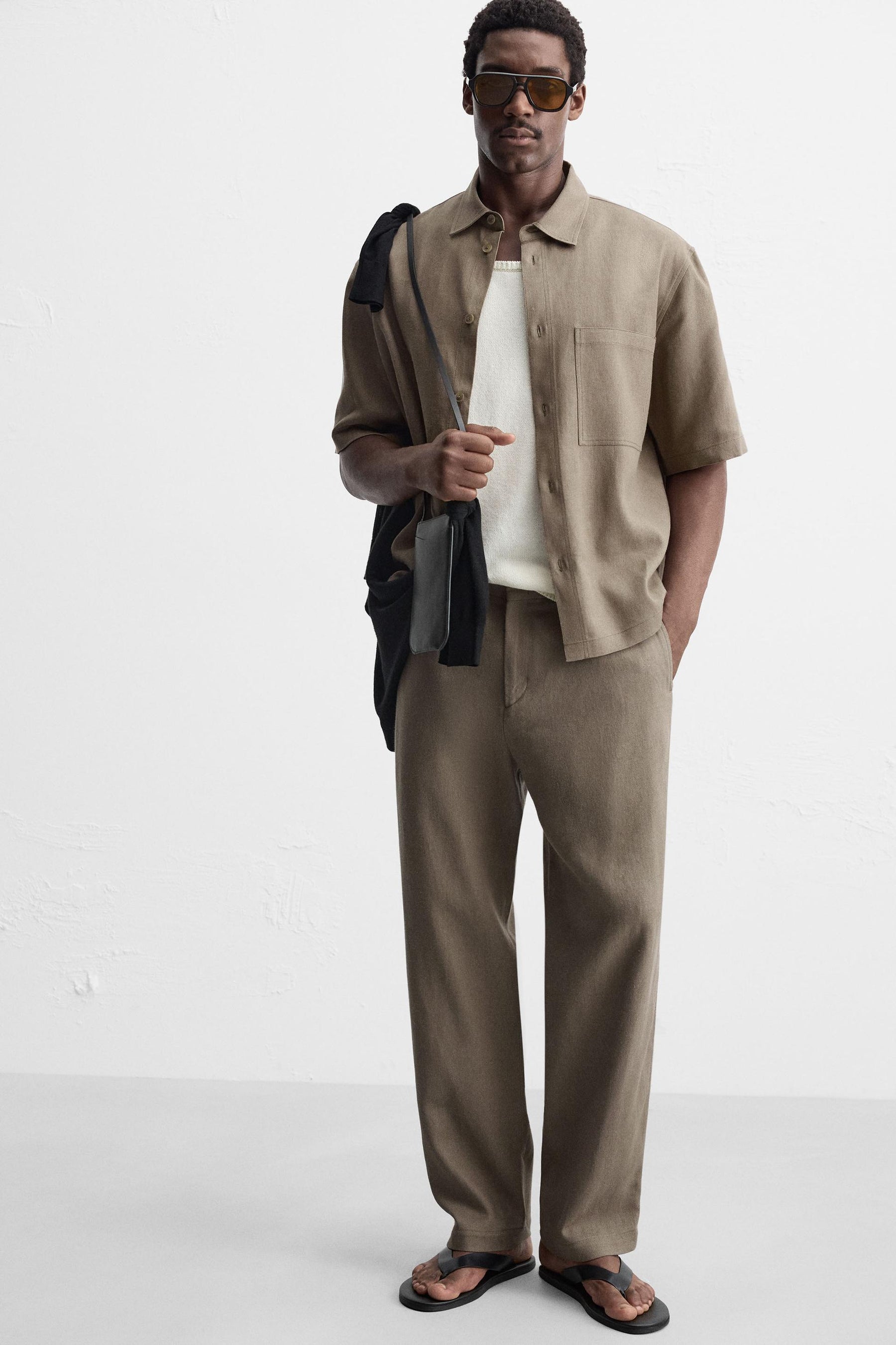 VISCOSE-JUTE TROUSERS - Image 5