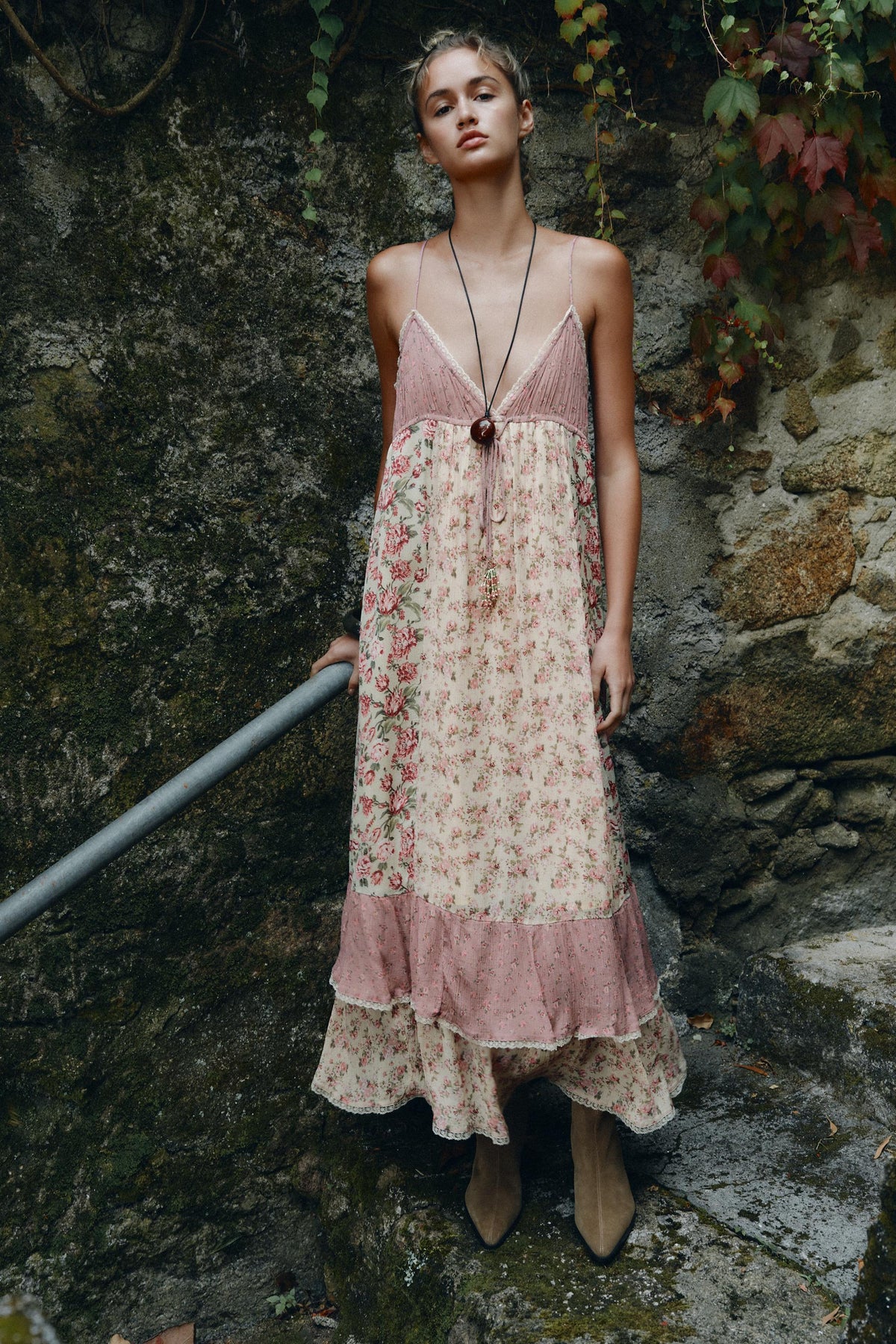 Suede Kitten Heel Boots