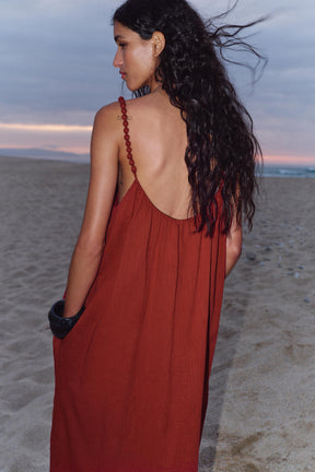 OVERSIZED STRAPPY DRESS - Image 3