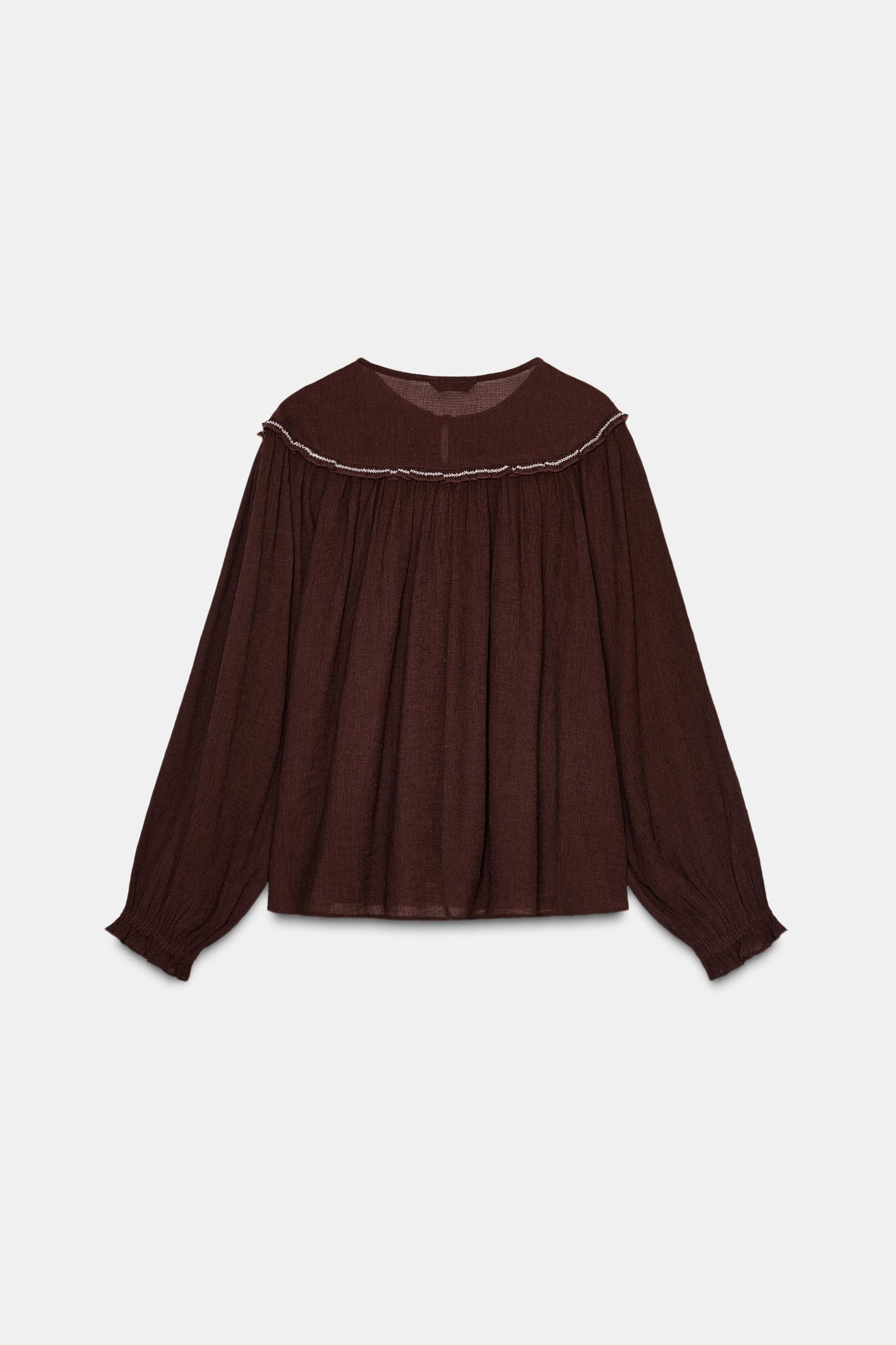 Embroidered Beaded Blouse