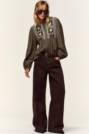 EMBROIDERED BLOUSE