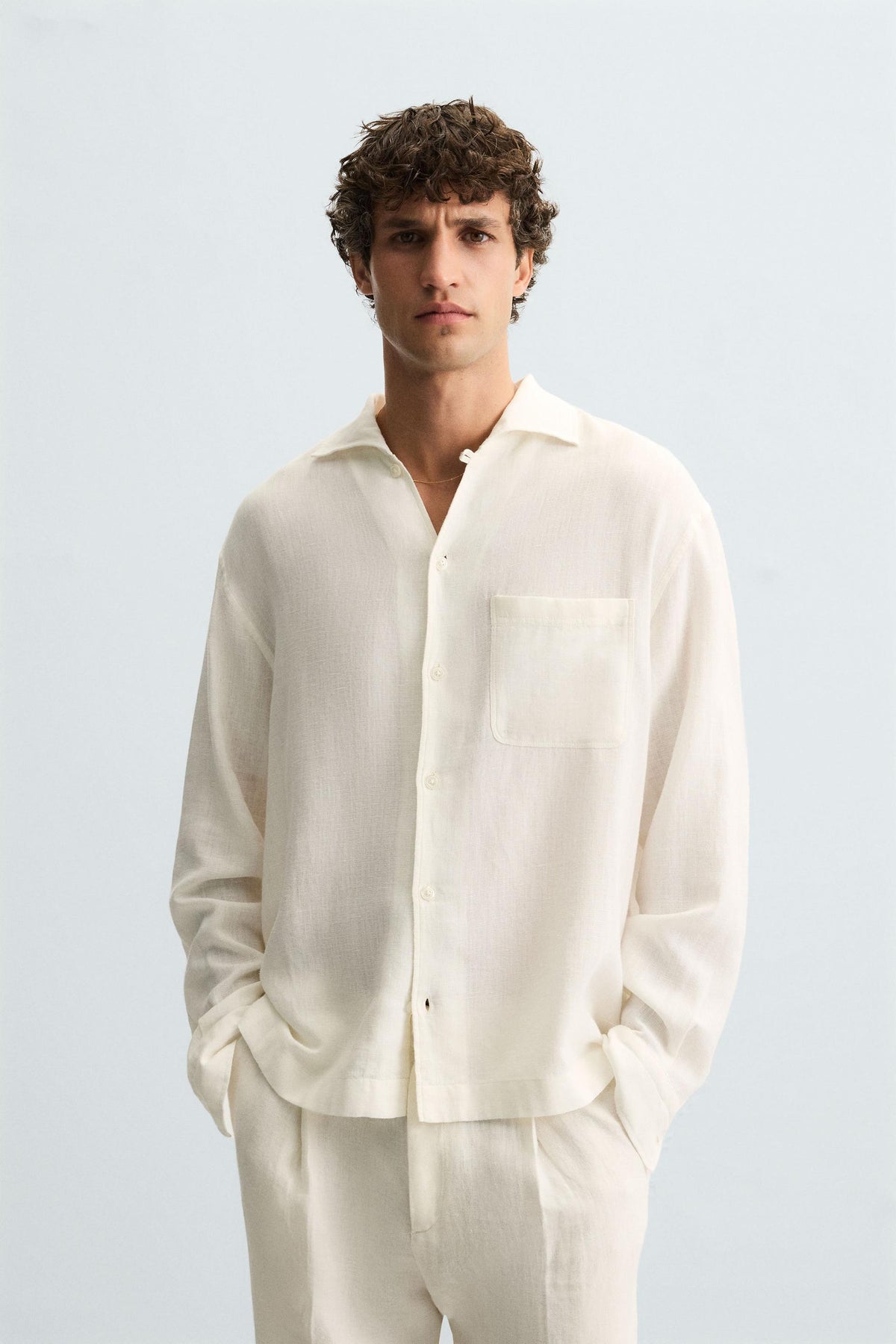 FLOWING REGULAR FIT SHIRT - Image 2
