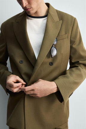 LIMITED EDITION DOUBLE-BREASTED SUIT BLAZER - Image 7