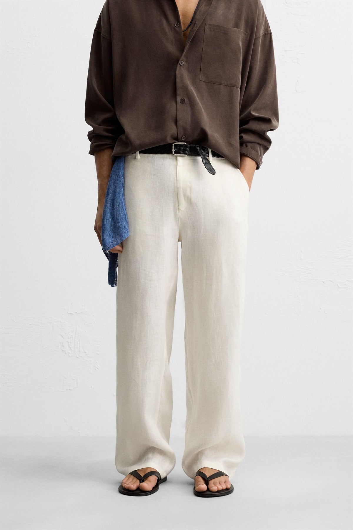 100% LINEN TROUSERS - Image 2