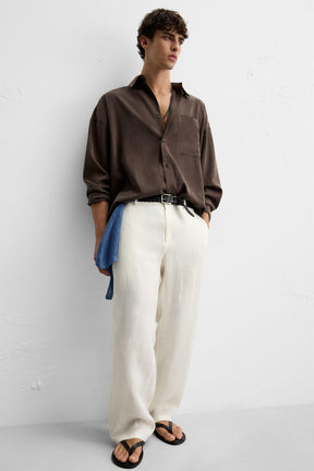 100% LINEN TROUSERS - Image 5