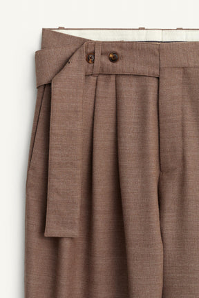 LIMITED EDITION WIDE-LEG TROUSERS WITH BELT - Image 9