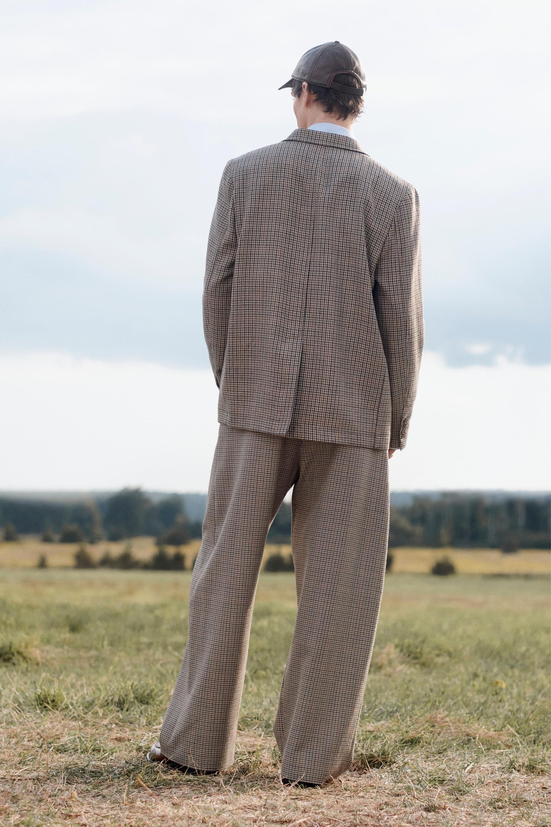 LIMITED EDITION WOOL CHECK SUIT BLAZER - Image 4