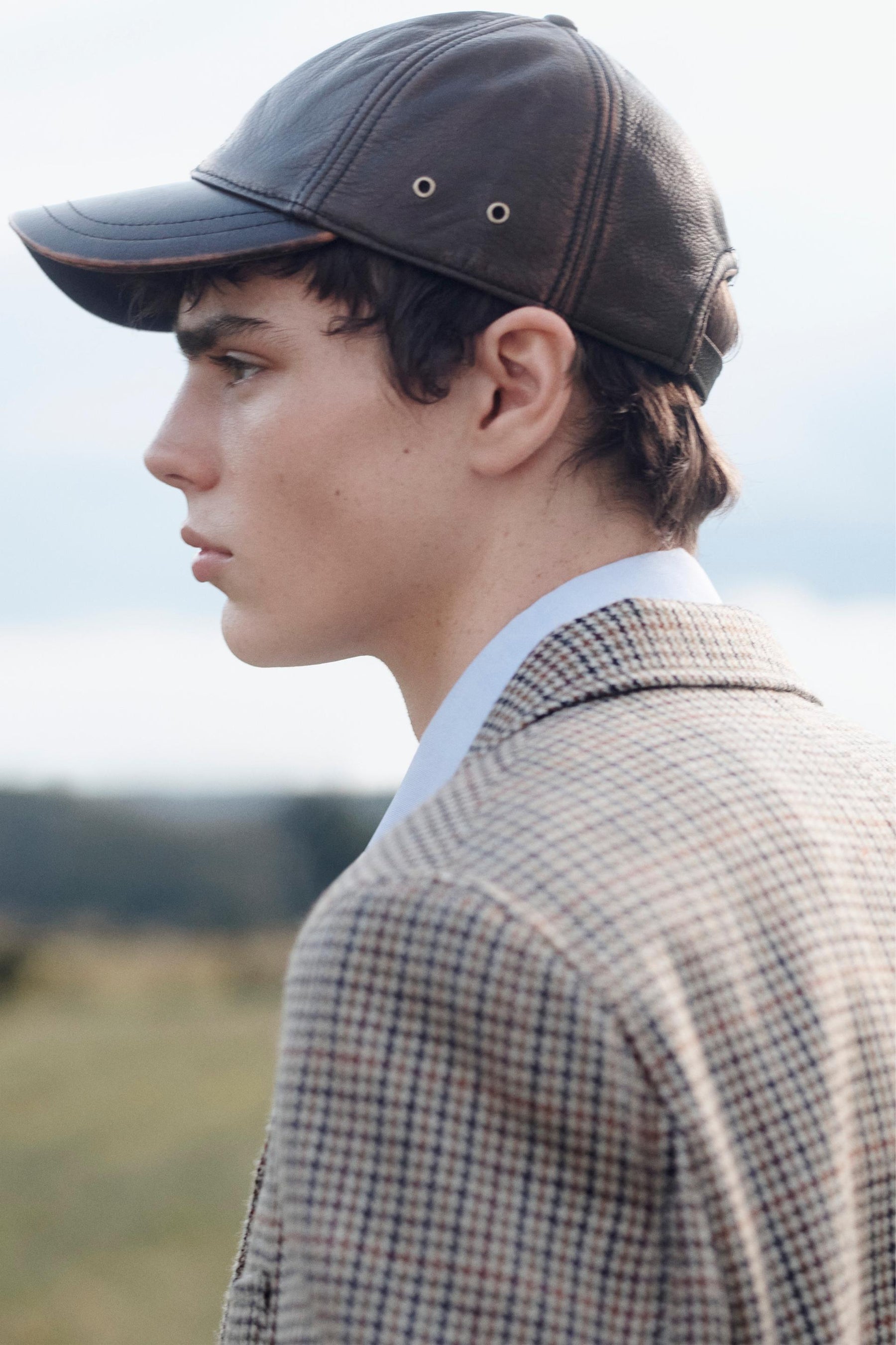 LIMITED EDITION WOOL CHECK SUIT BLAZER - Image 5