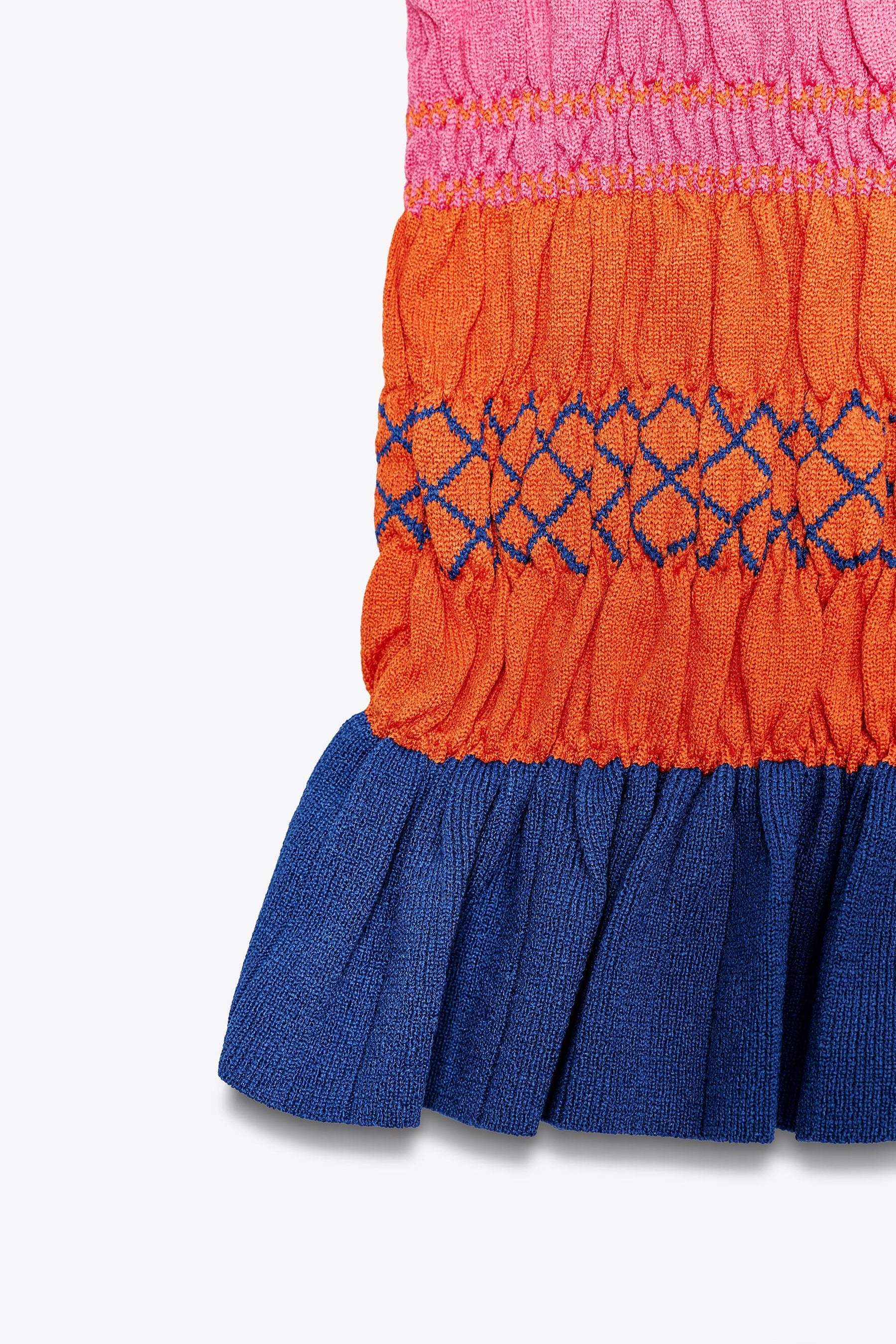 SMOCKED KNIT TOP - Image 6
