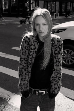 Knit Jacquard Cardigan