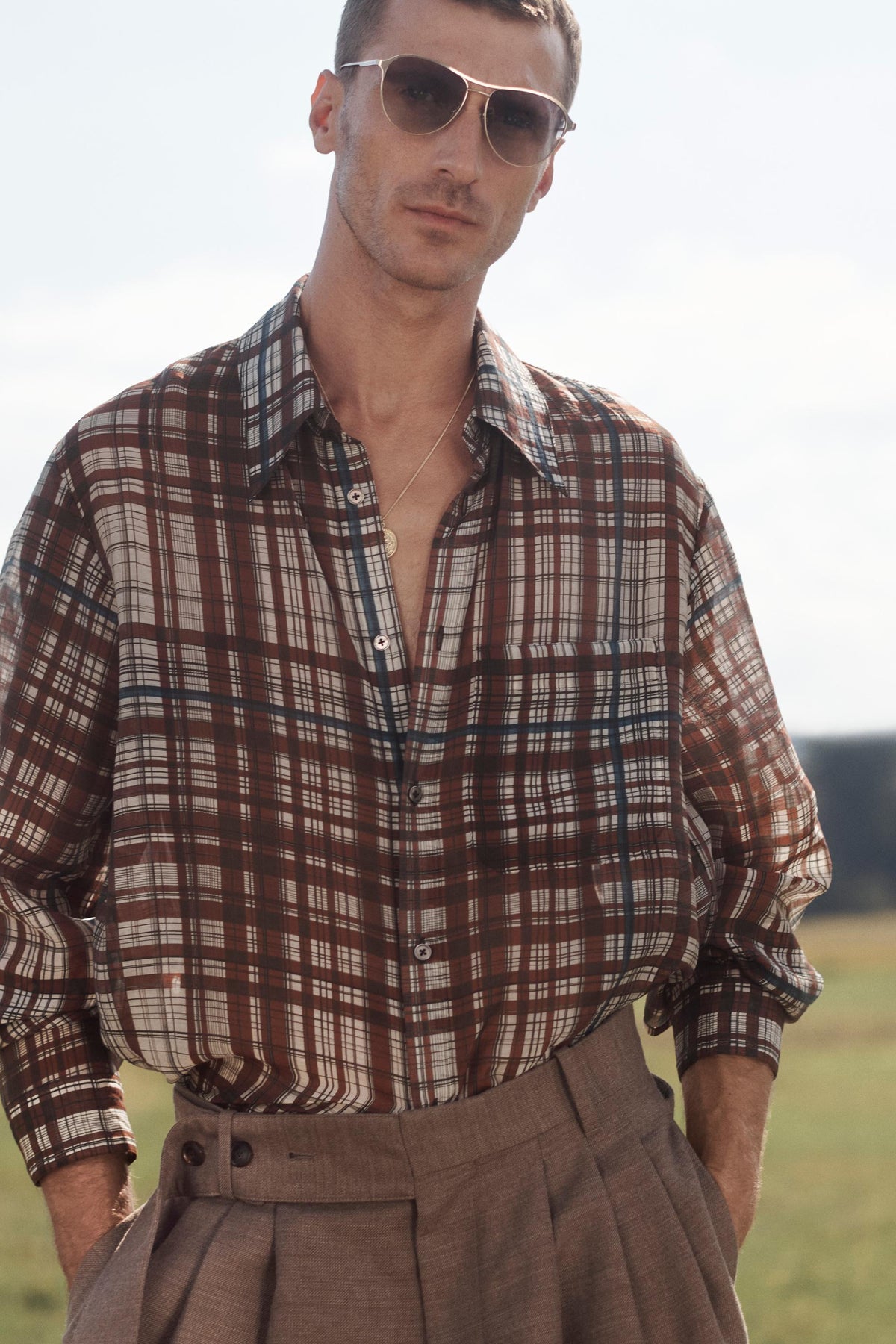 LIMITED EDITION FLOWING CHECK SHIRT - Image 2