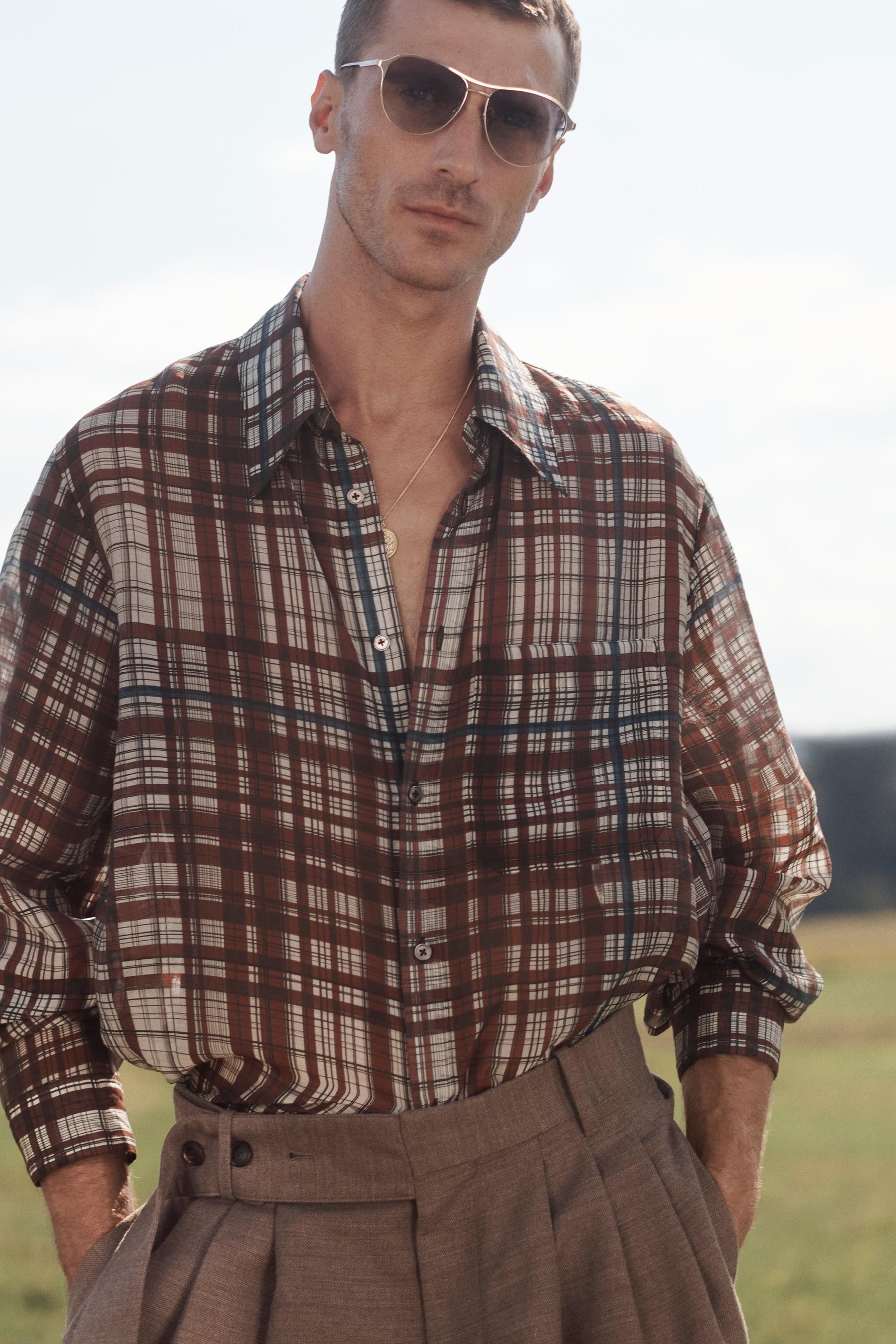 LIMITED EDITION FLOWING CHECK SHIRT - Image 2