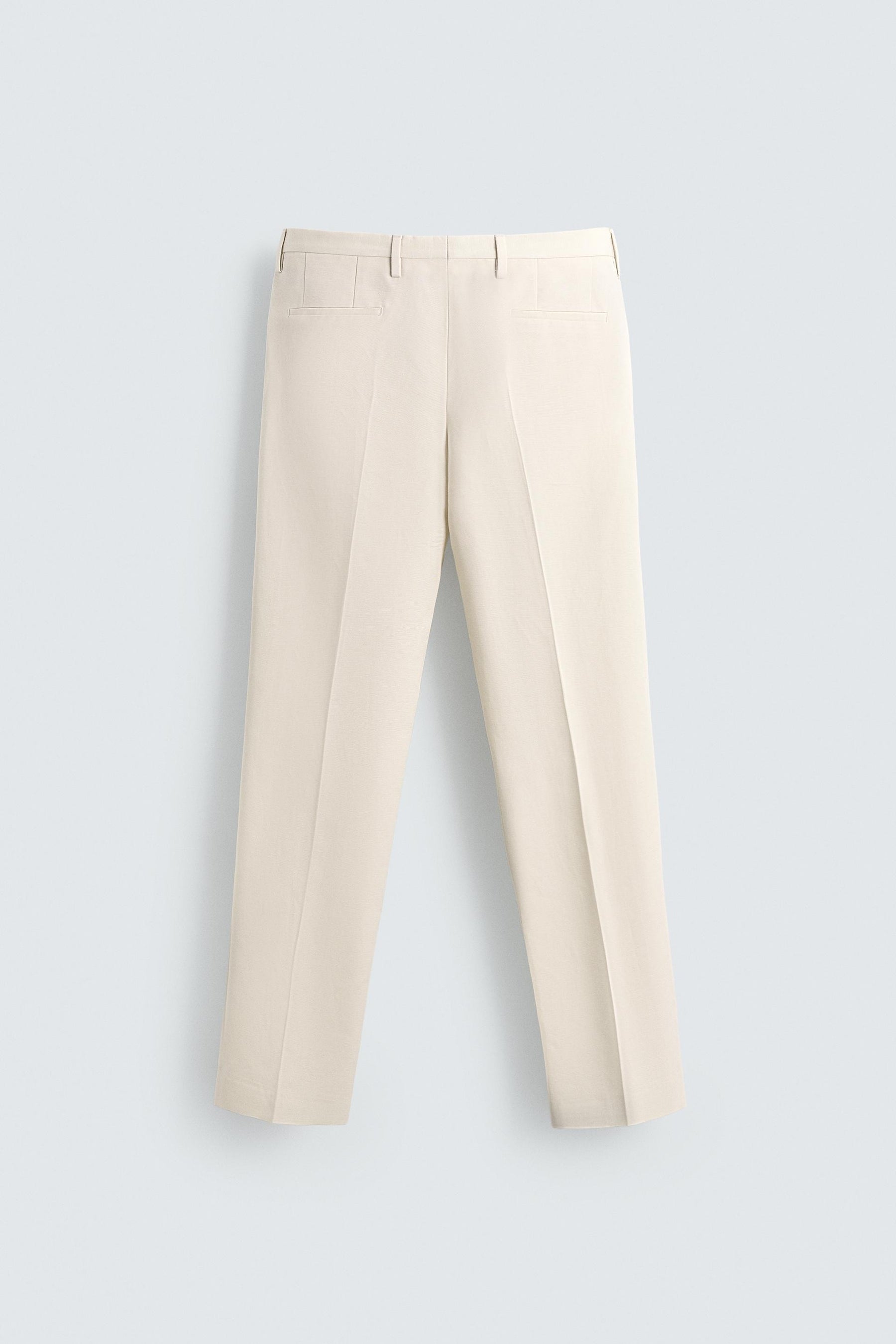 REGULAR FIT PLEATED TROUSERS - Image 8