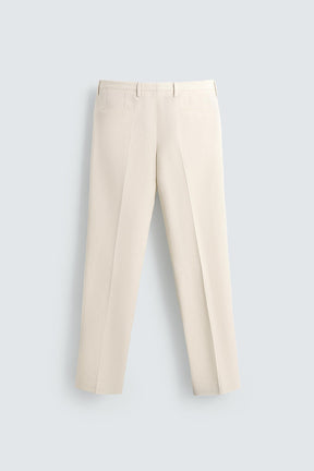 REGULAR FIT PLEATED TROUSERS - Image 8