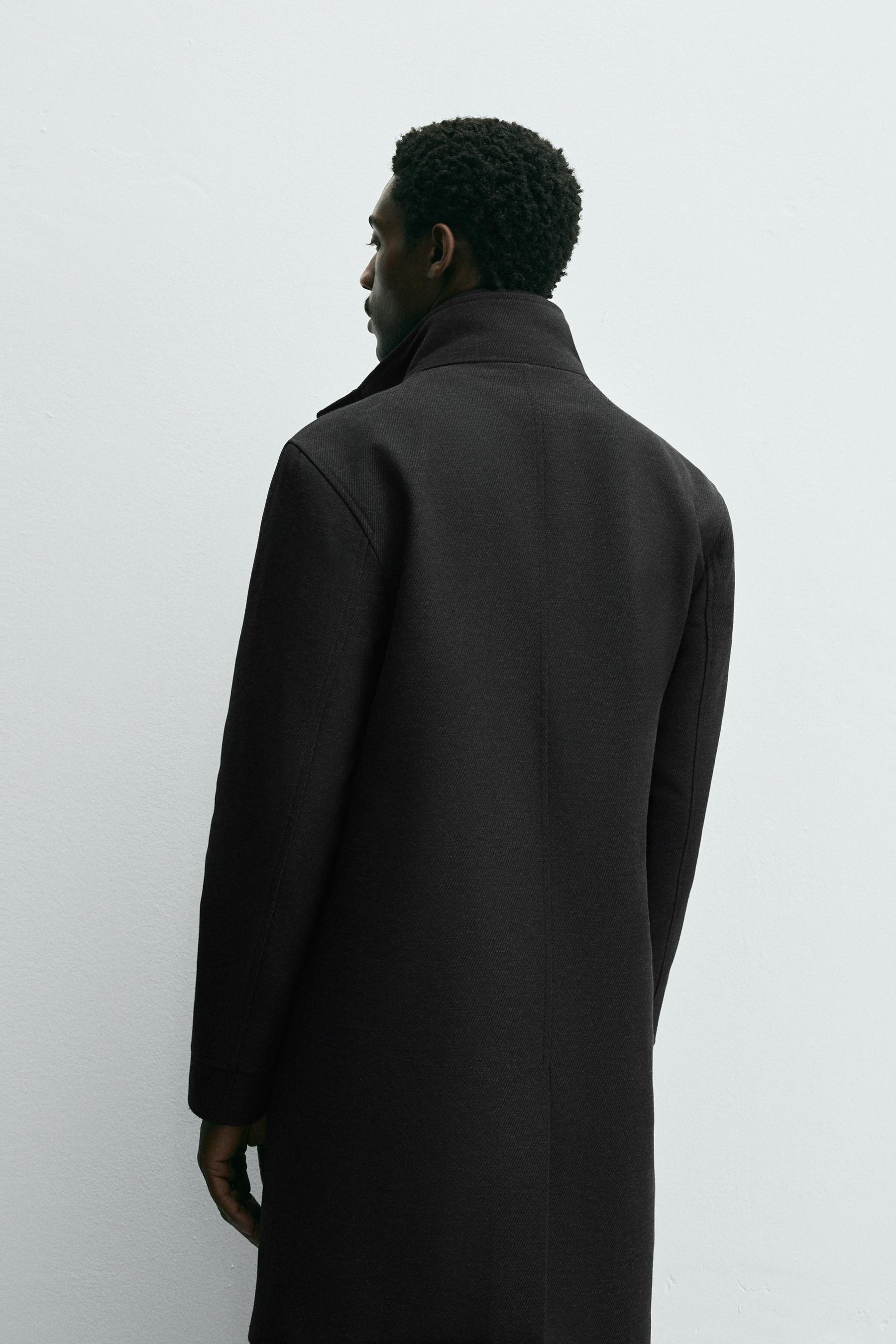 COAT WITH DETACHABLE COLLAR - Image 3