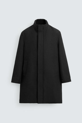 Detachable Collar Coat