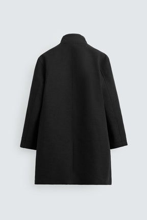 Detachable Collar Coat
