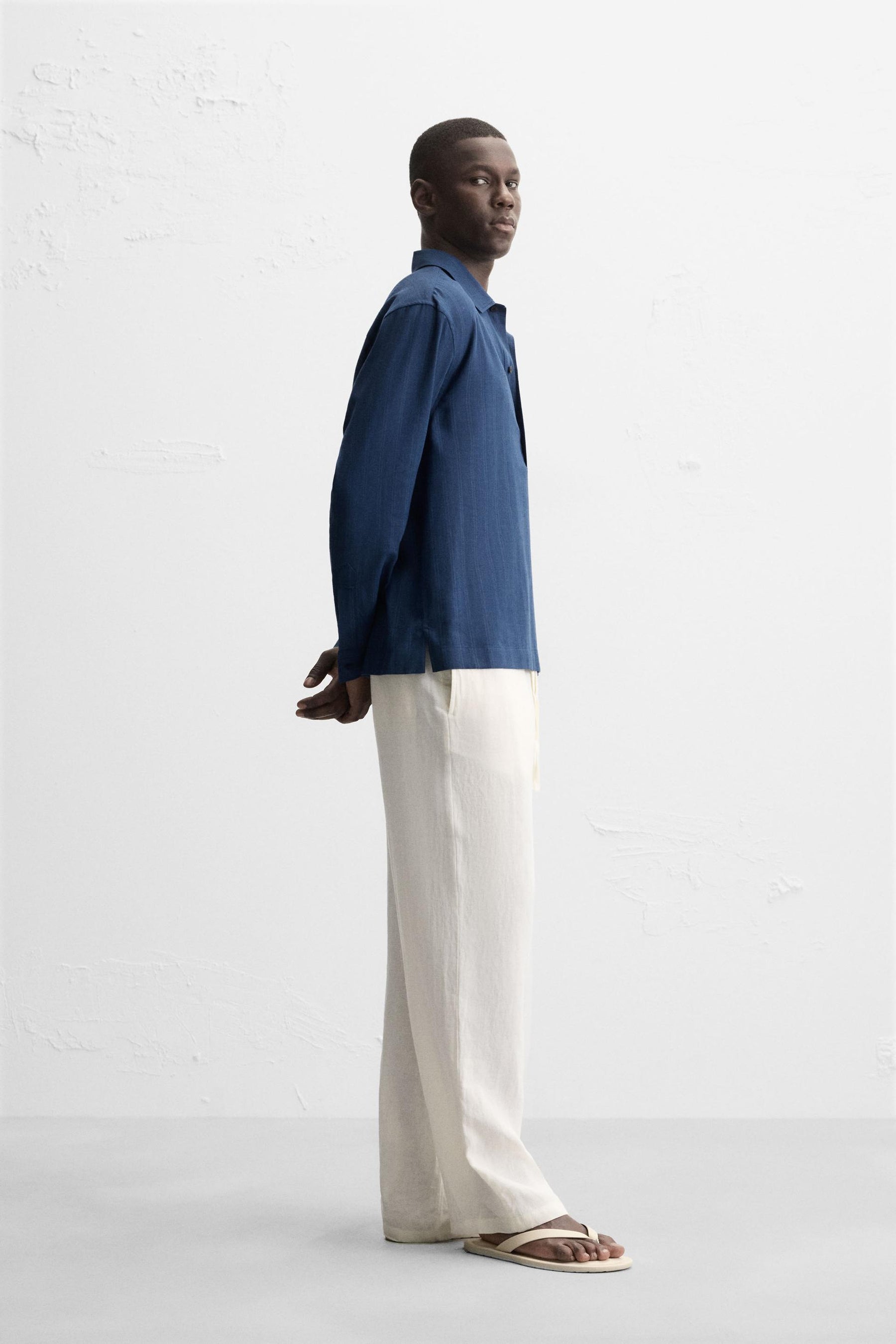 STRIPED POLO SHIRT - Image 4