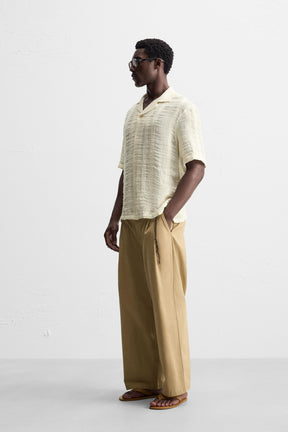 COTTON-LINEN JACQUARD SHIRT - Image 4